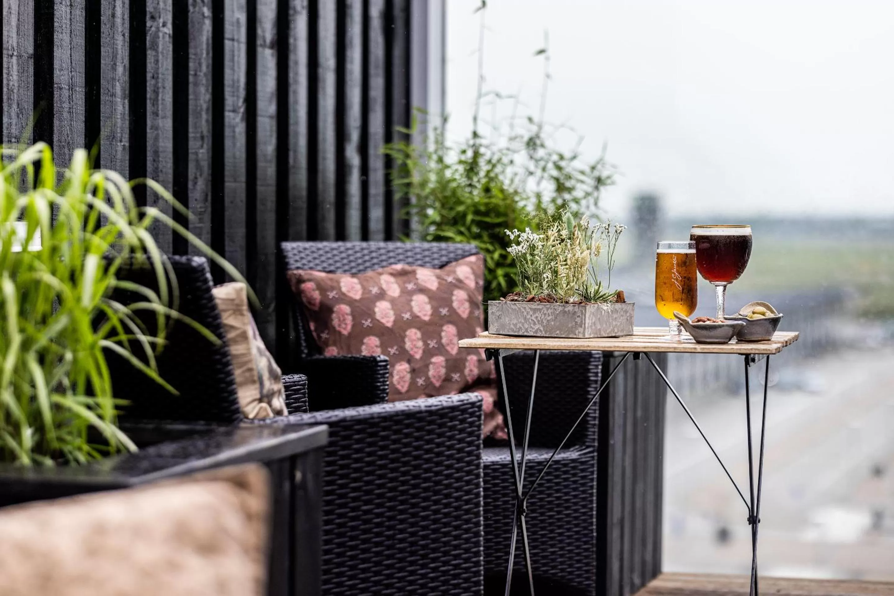 Balcony/Terrace in Aalborg Airport Hotel