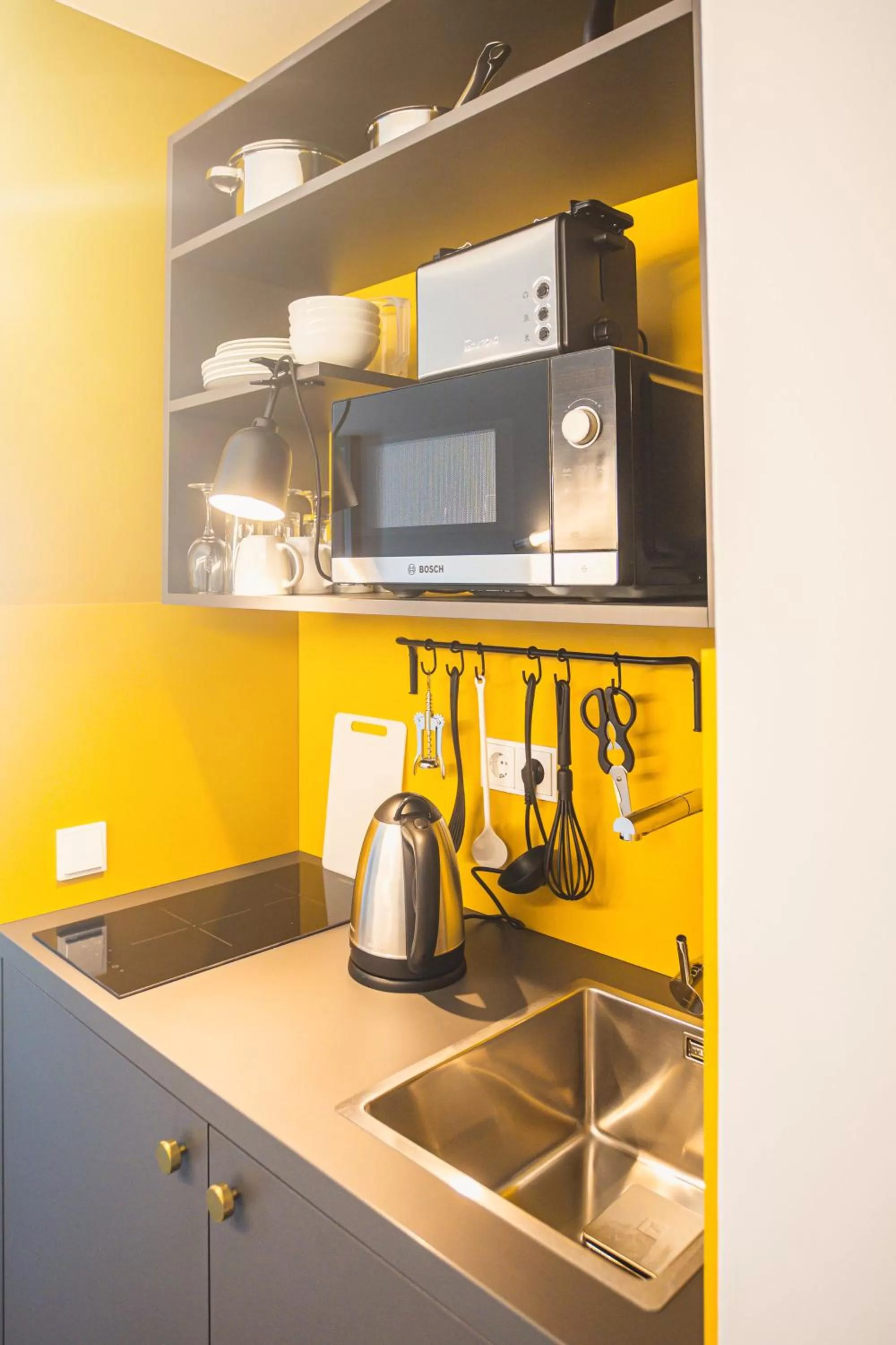 Kitchen or kitchenette in Nena Apartments Bochum City