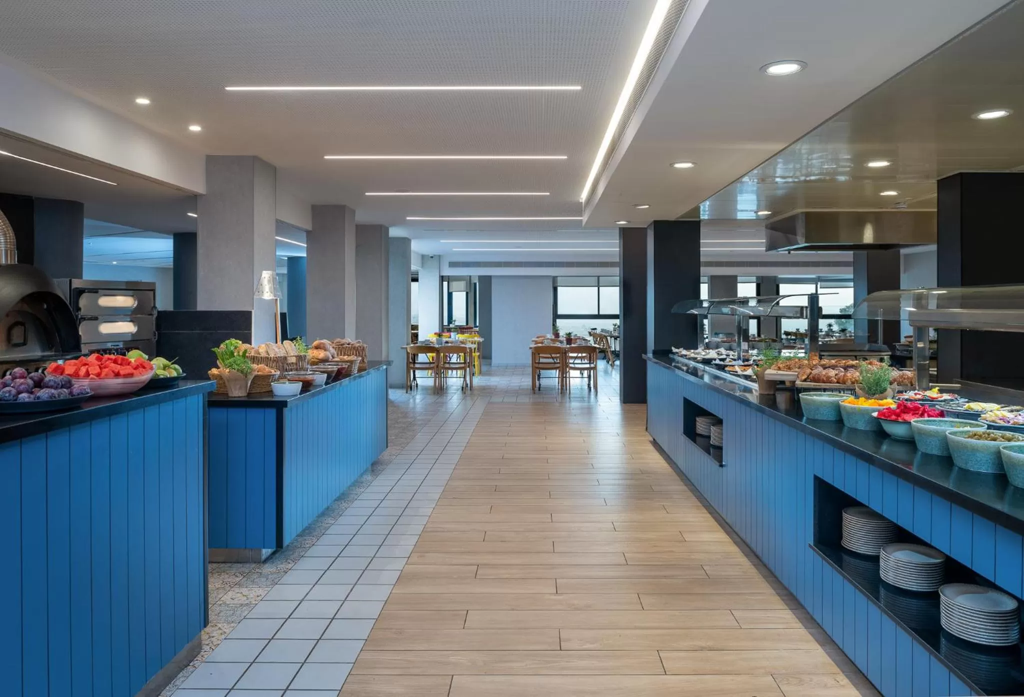 Buffet breakfast in Kfar Giladi Hotel