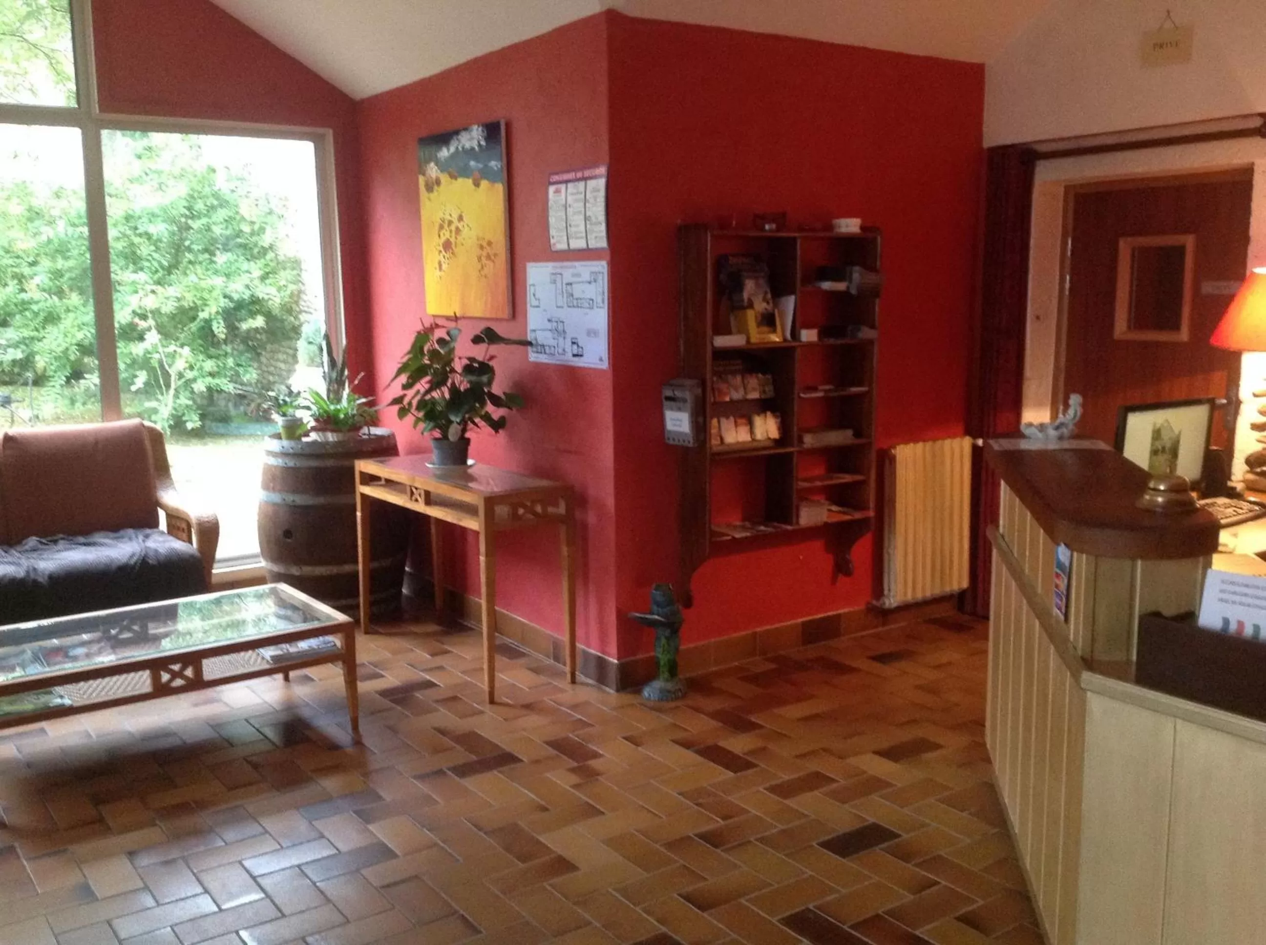 Lobby or reception in Hotel Le Bon Laboureur