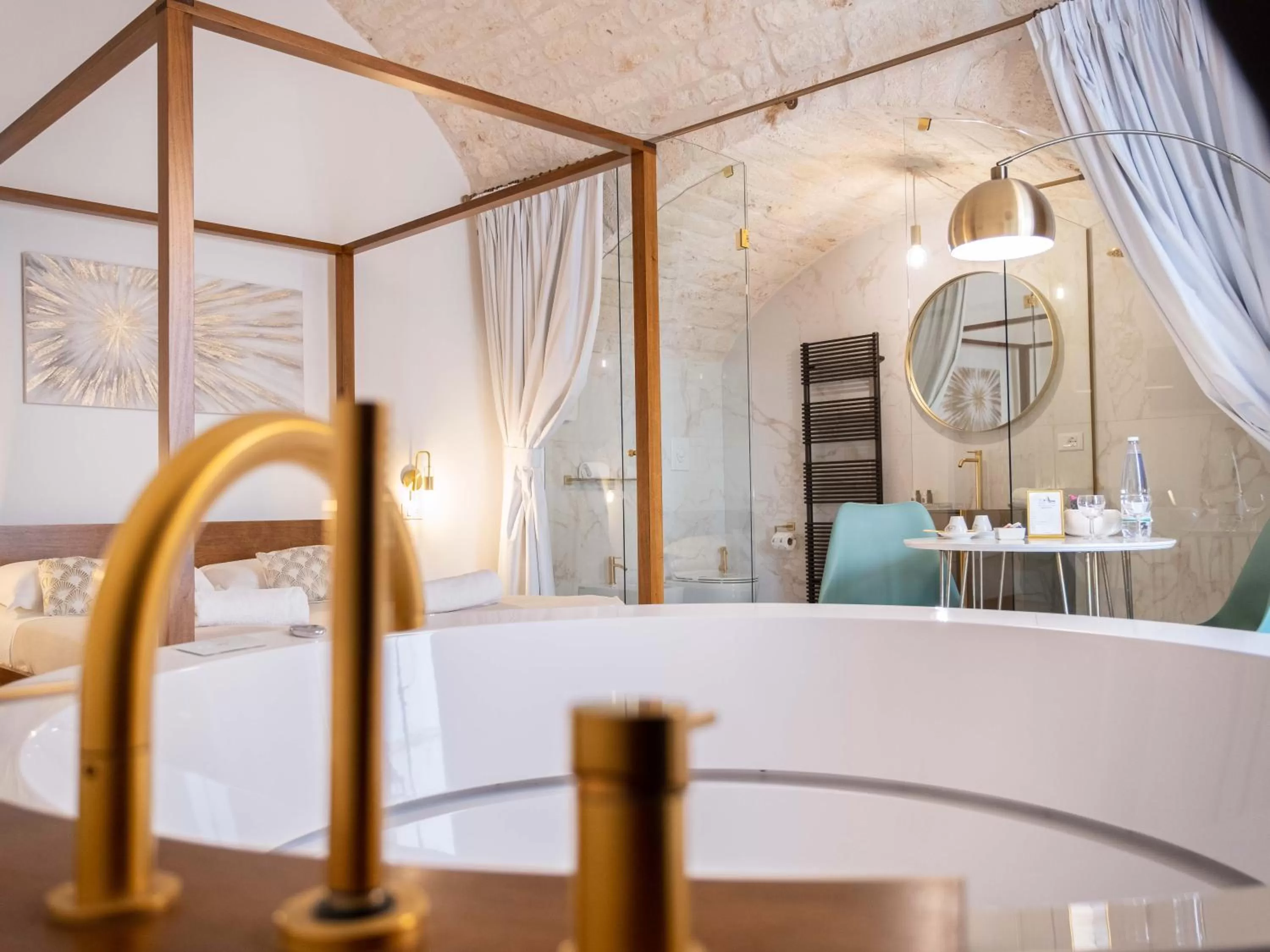 Bed in Dama Bianca Boutique Hotel Ostuni