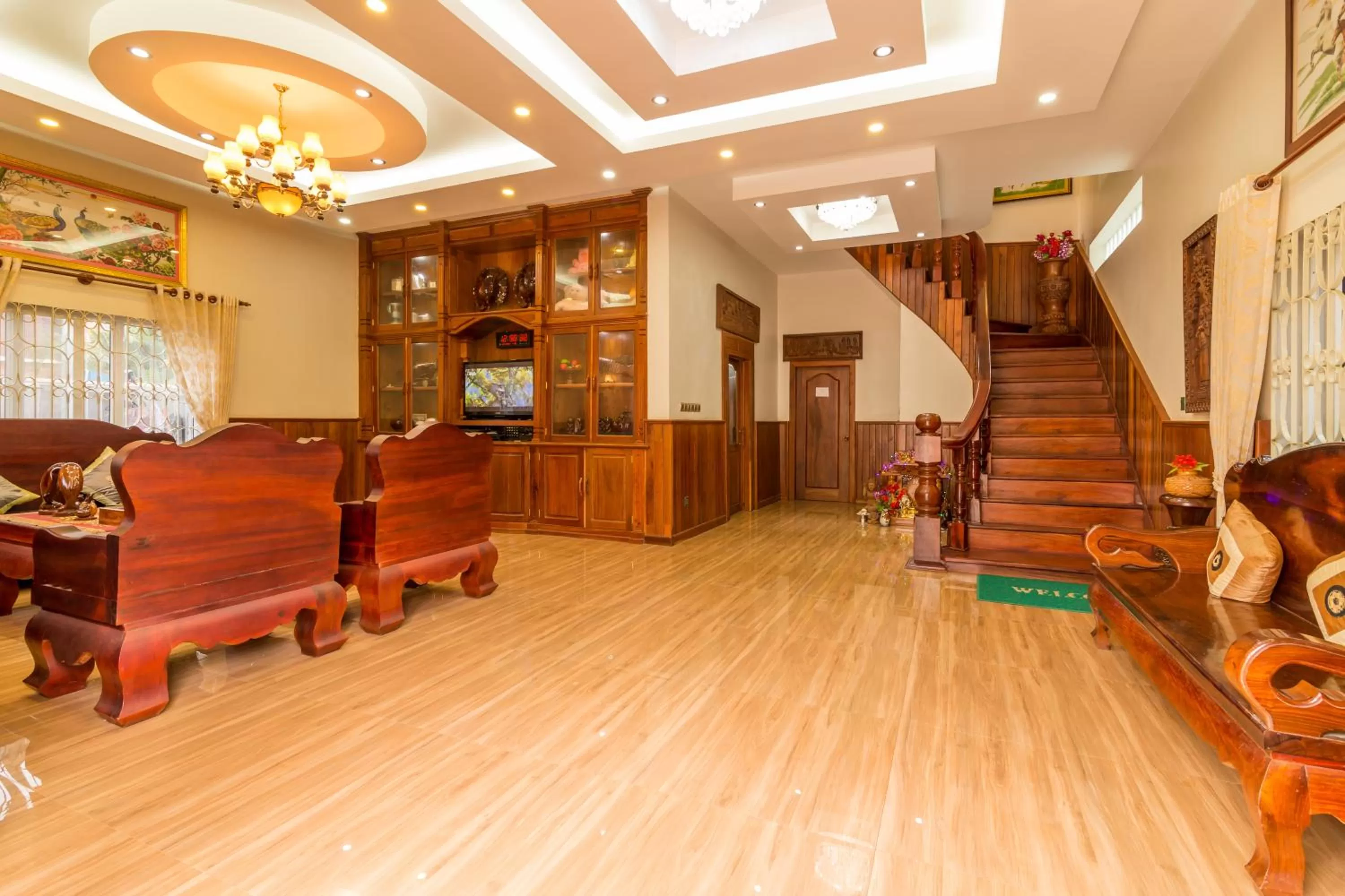 Lobby or reception in Aniza Angkor Villa