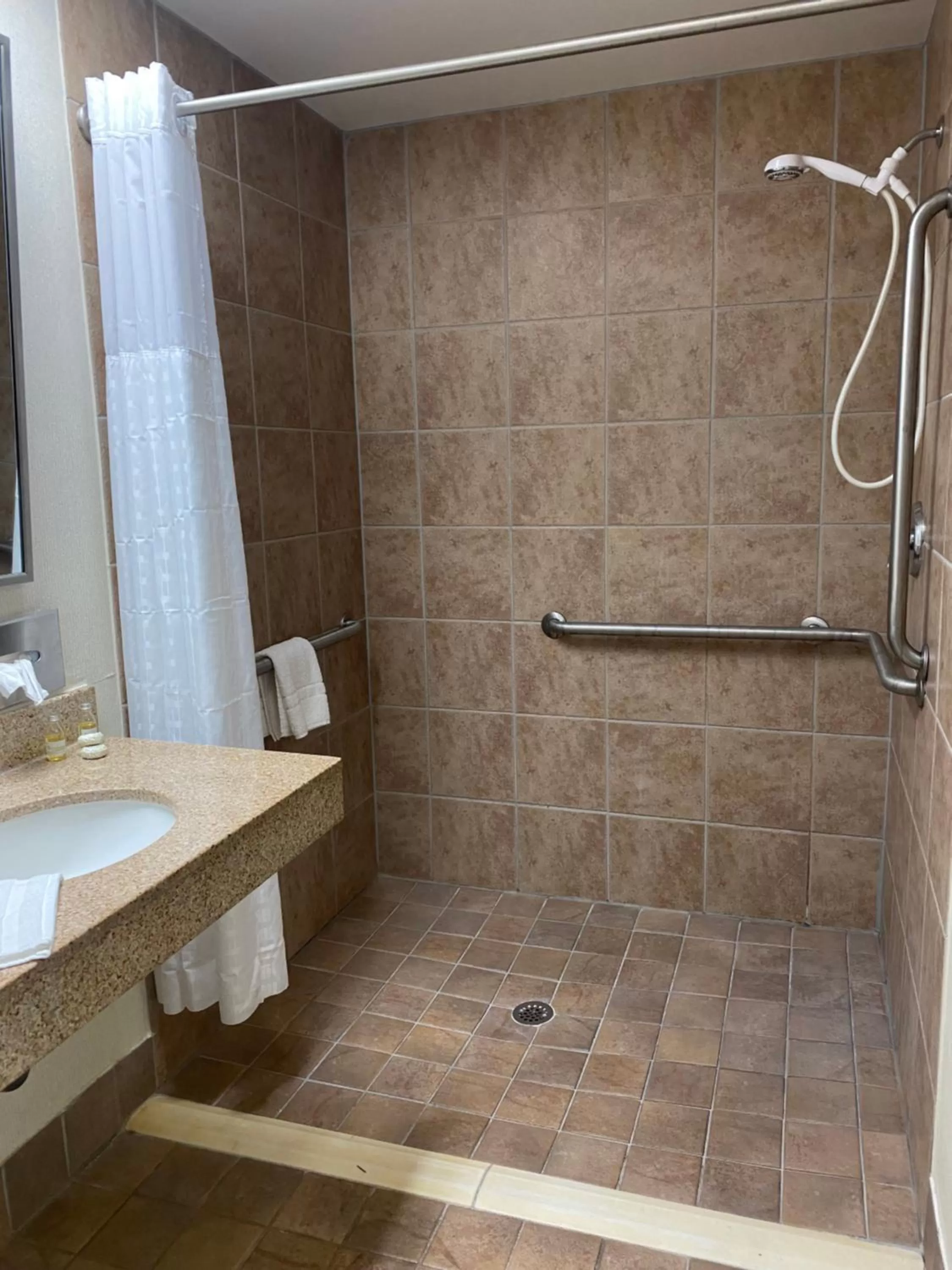Shower in Homestead Lodge Apart Hotel