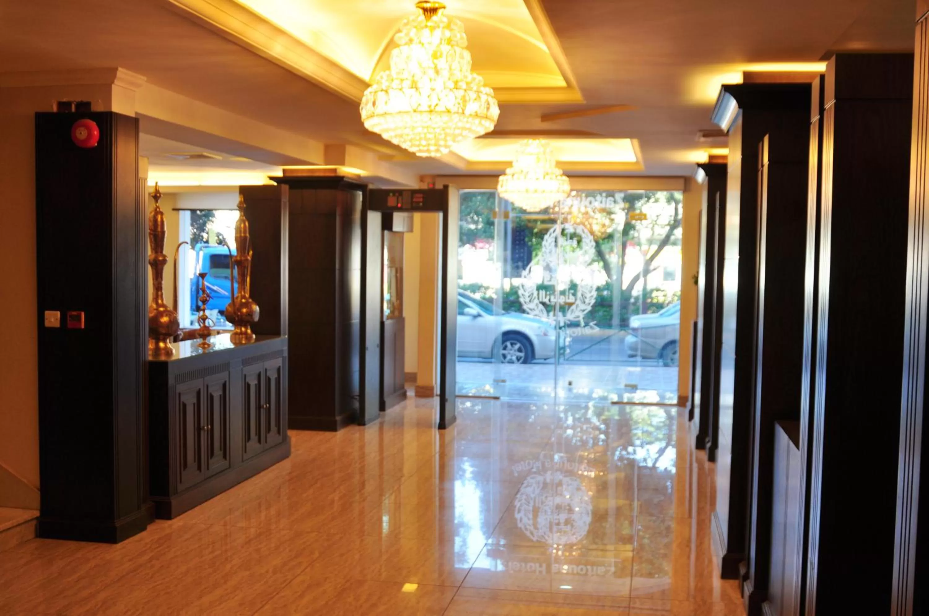 Lobby or reception in Al Zaitouna Hotel