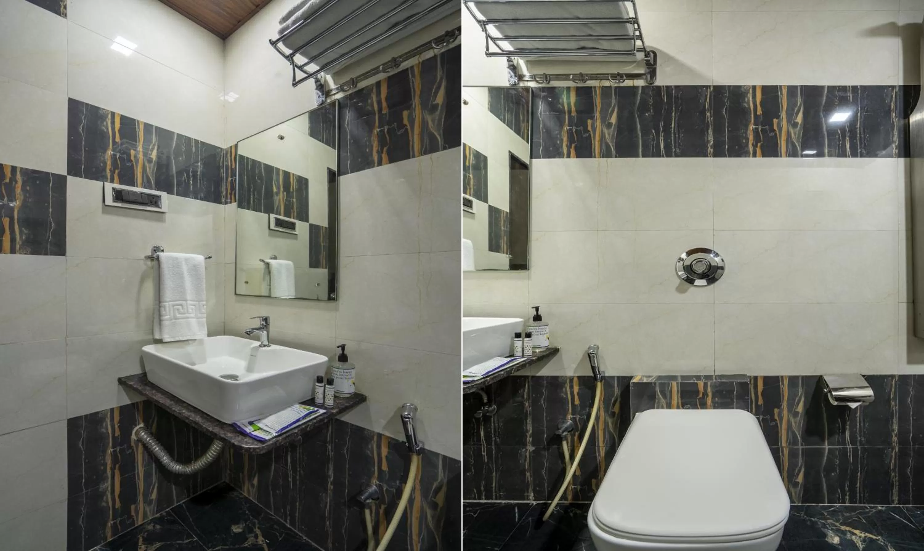 Toilet in Treebo Zaid International Powai