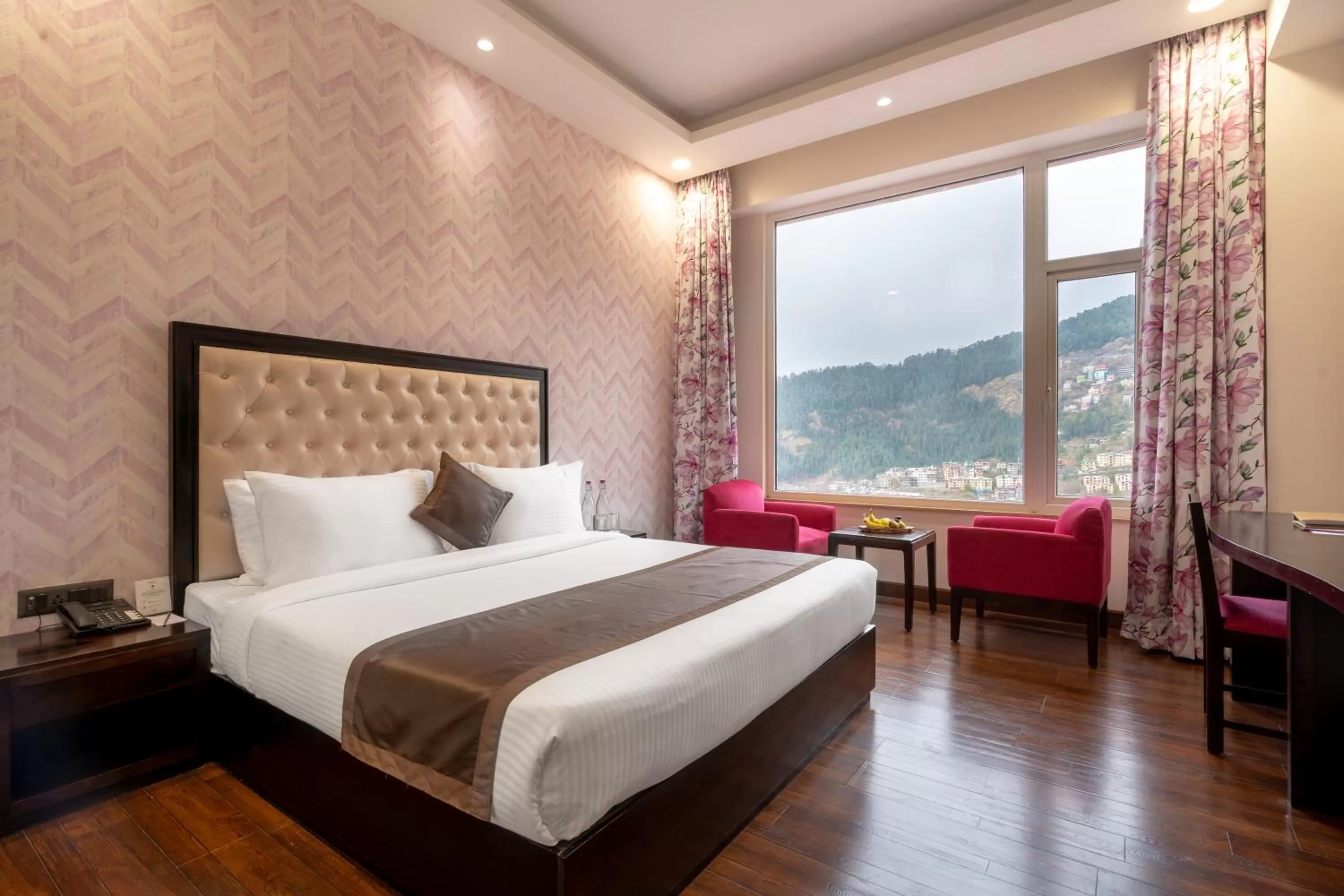 View (from property/room), Bed in The Orchid Shimla
