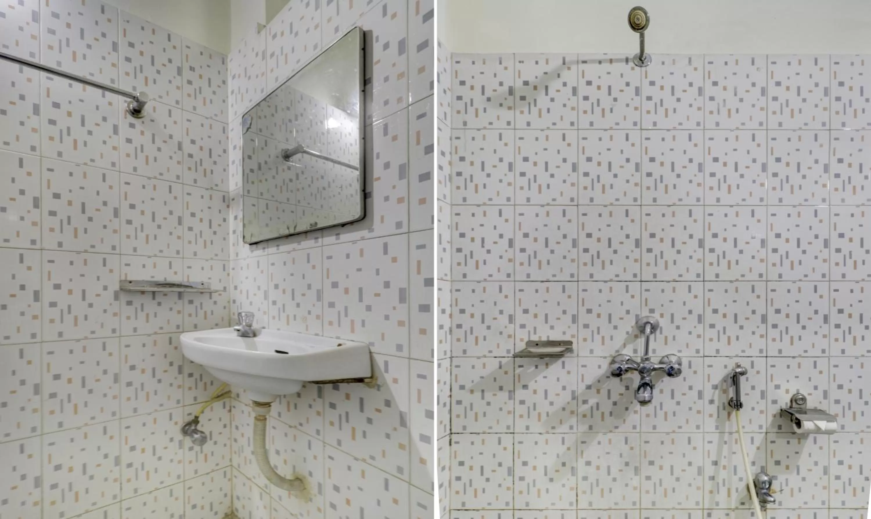 Shower, Bathroom in Treebo Trend Orange City