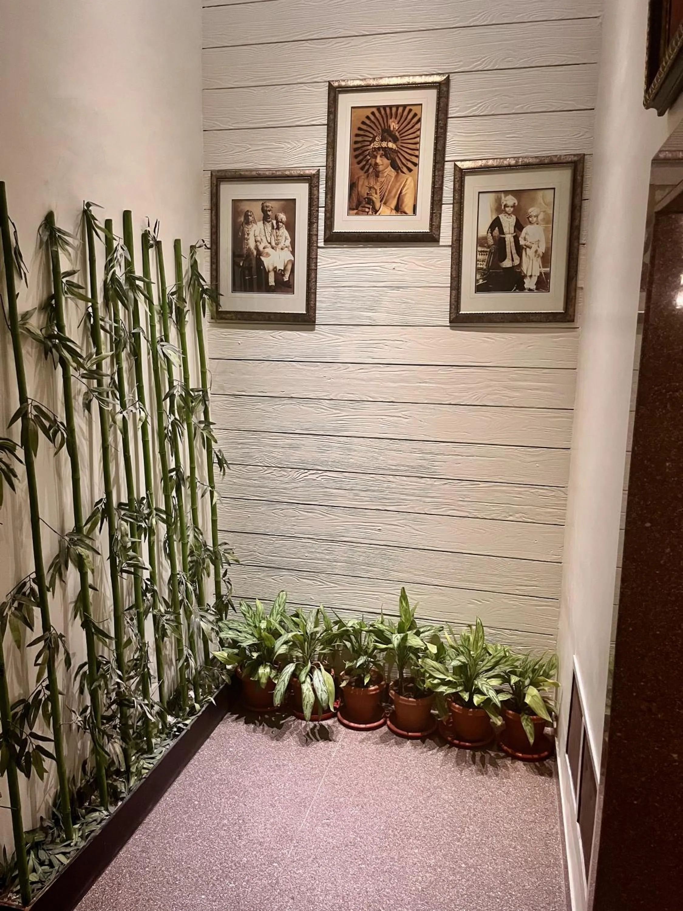 Decorative detail in Ratnawali – A Vegetarian Heritage Hotel