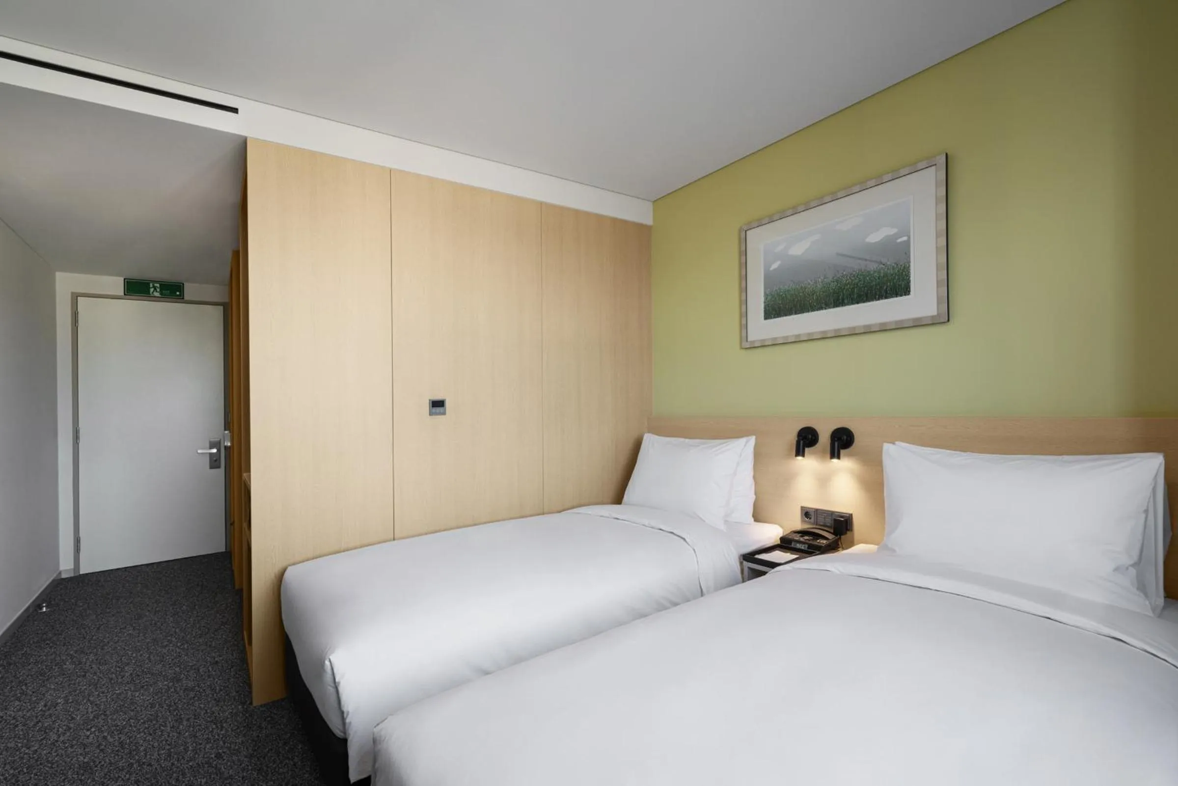 Decorative detail, Bed in Nine Tree by Parnas Seoul Dongdaemun