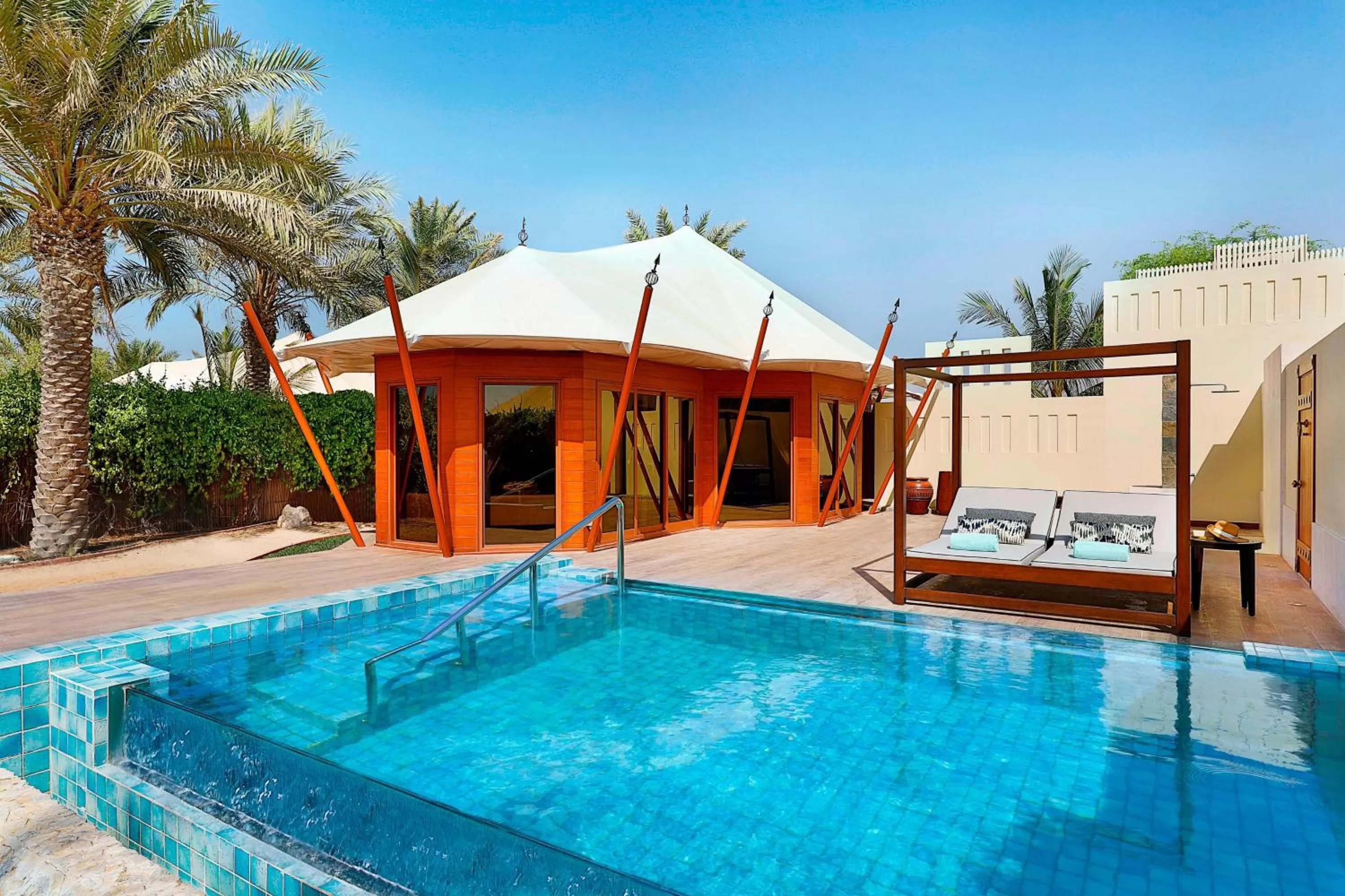 Swimming pool in The Ritz-Carlton Ras Al Khaimah, Al Hamra Beach