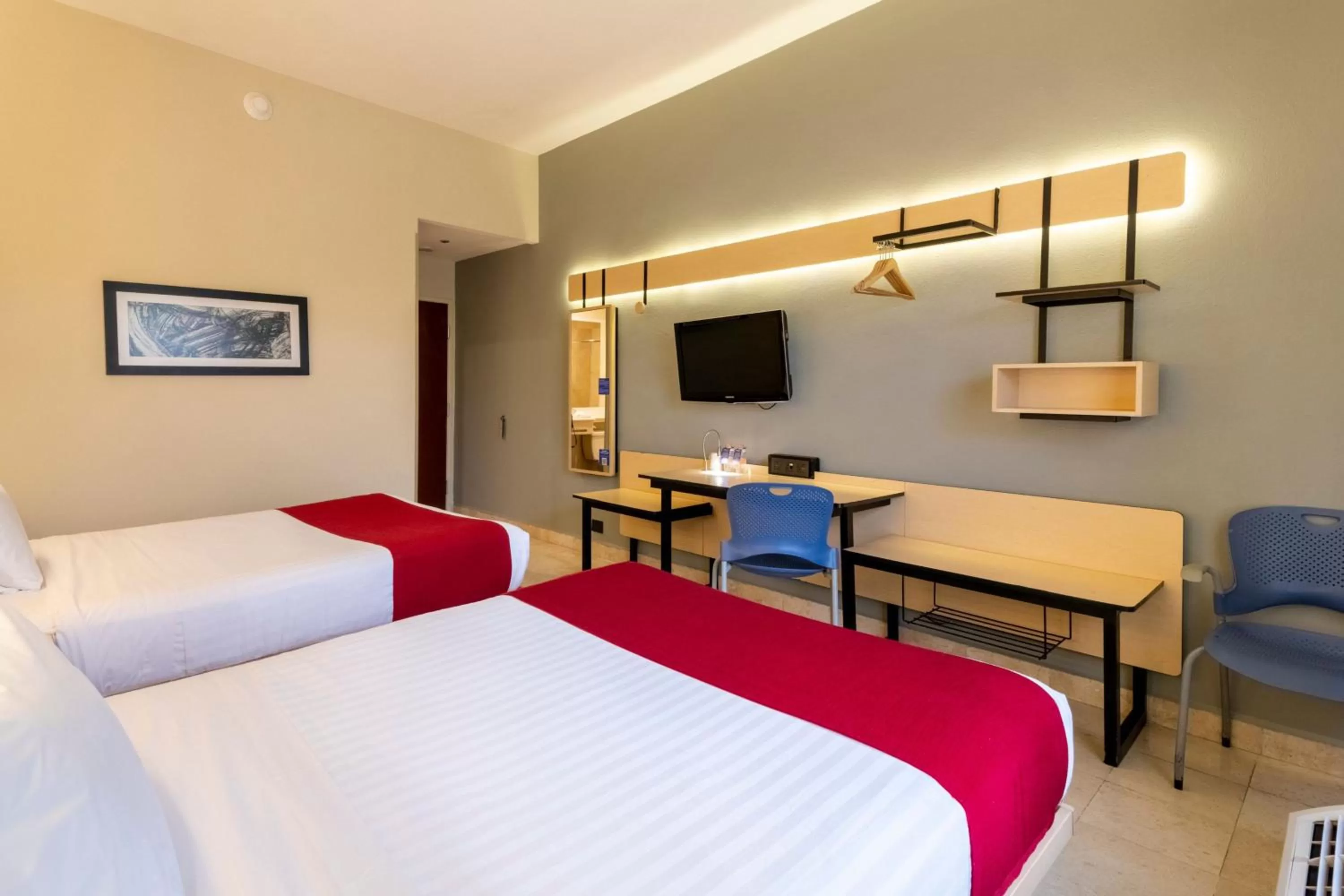 Bedroom, Bed in City Express by Marriott Cancun
