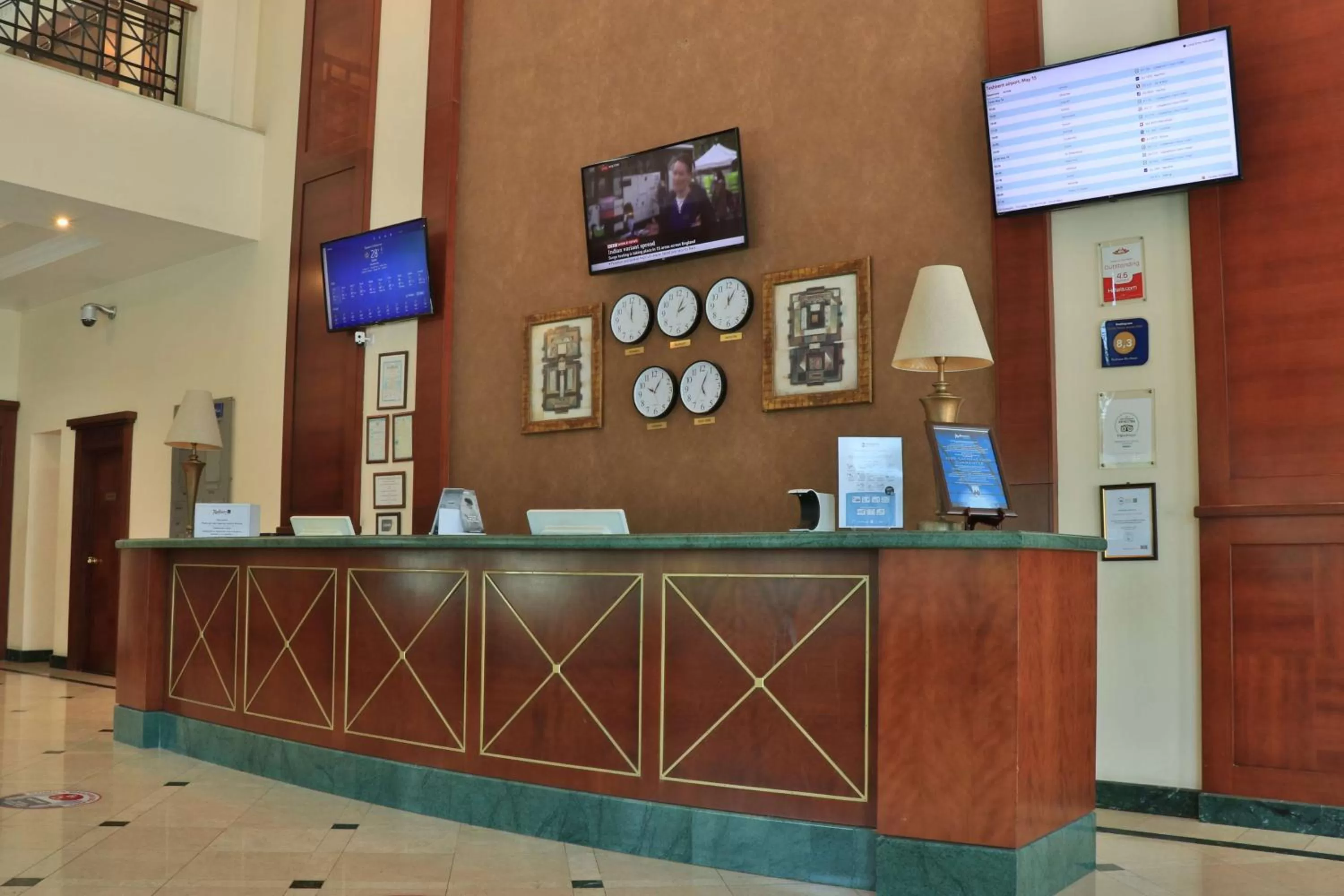 Lobby or reception in Radisson Blu Hotel, Tashkent
