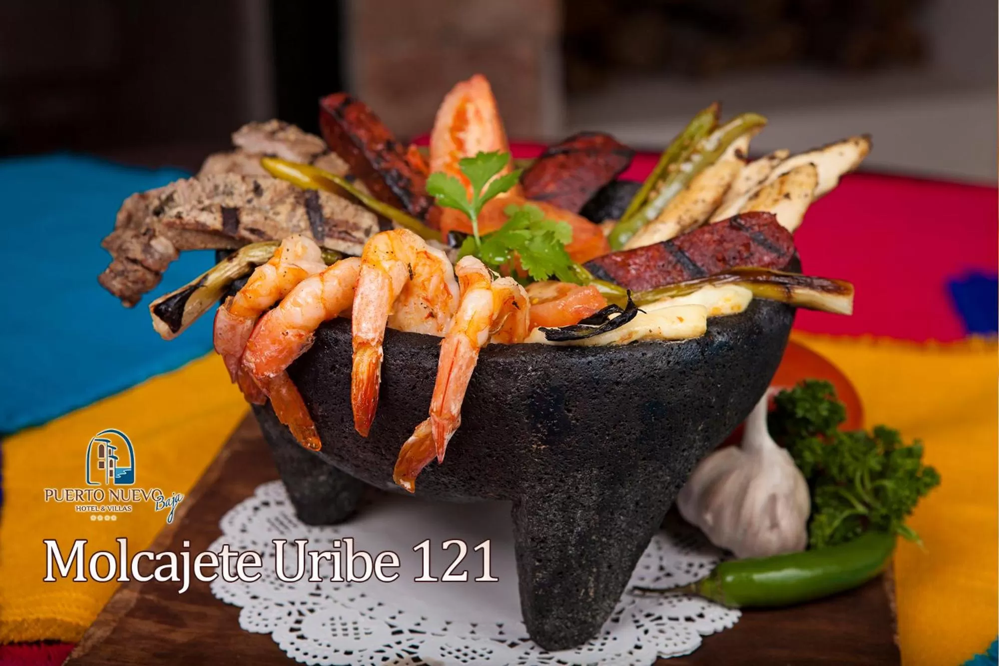 Dinner in Puerto Nuevo Baja Hotel & Villas