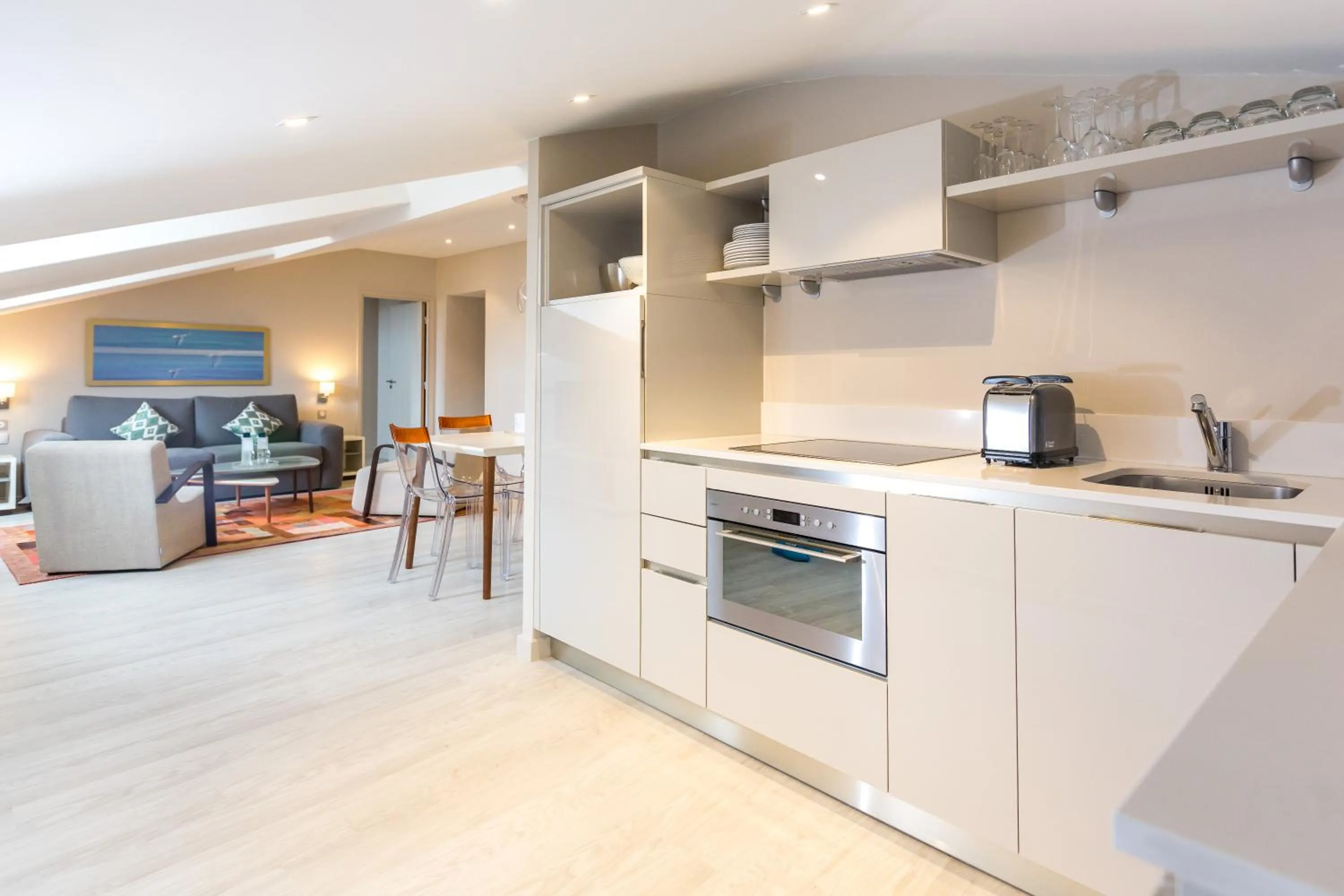 Kitchen or kitchenette in Palais Saleya Boutique Hôtel