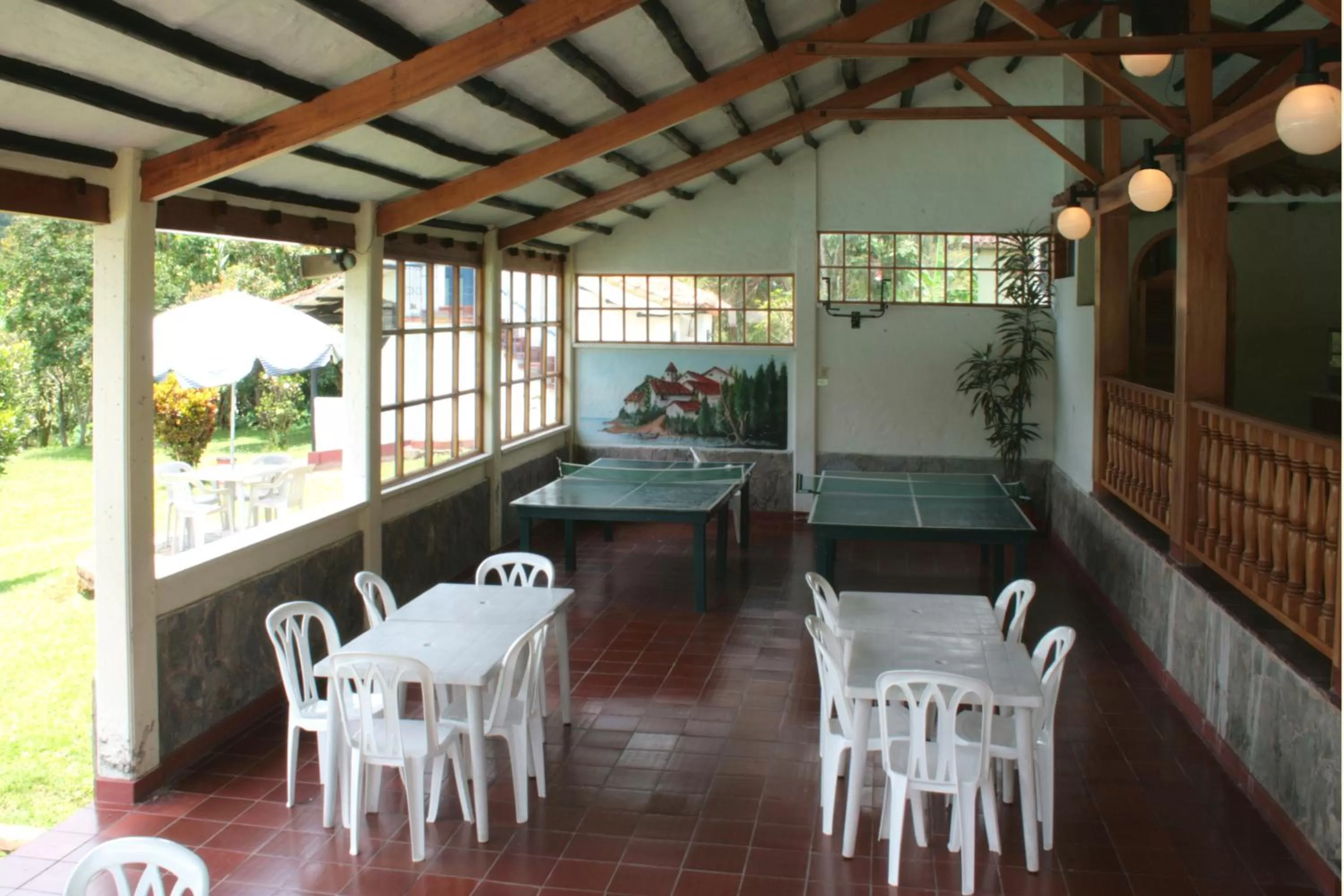 Table tennis in Hotel Campestre Los Arrayanes