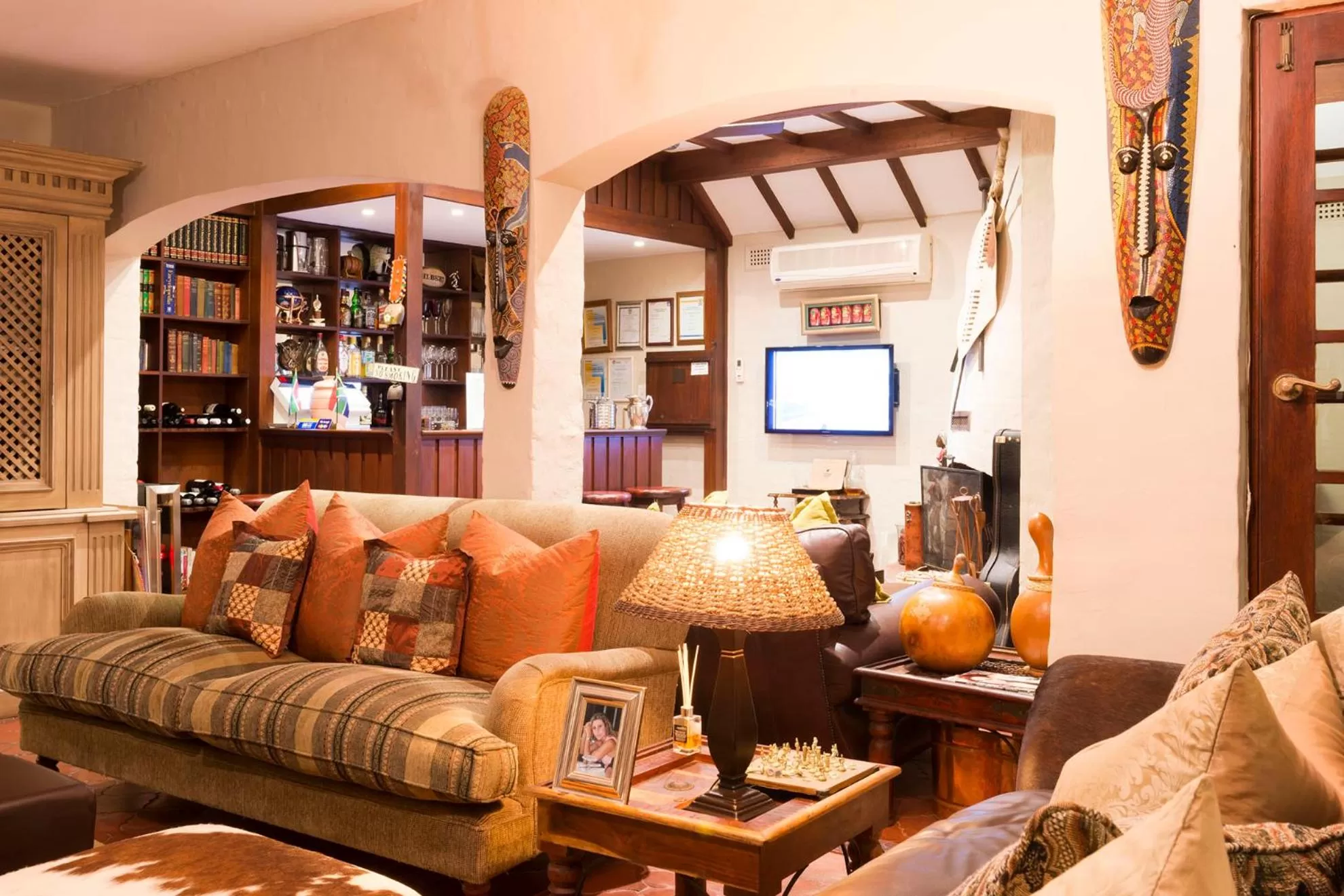 Living room in Five Burnham Guest House