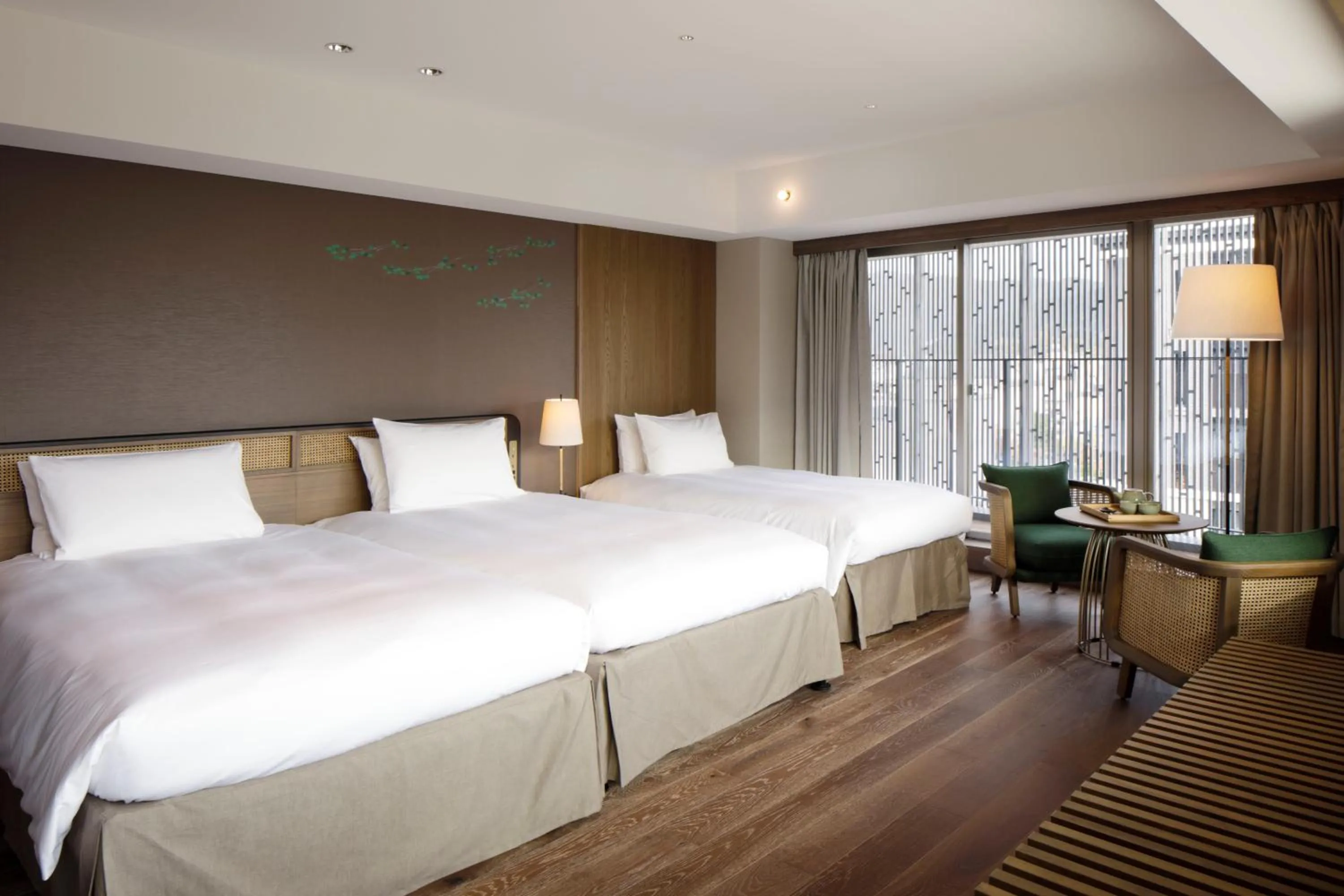 Bed in GOOD NATURE HOTEL KYOTO