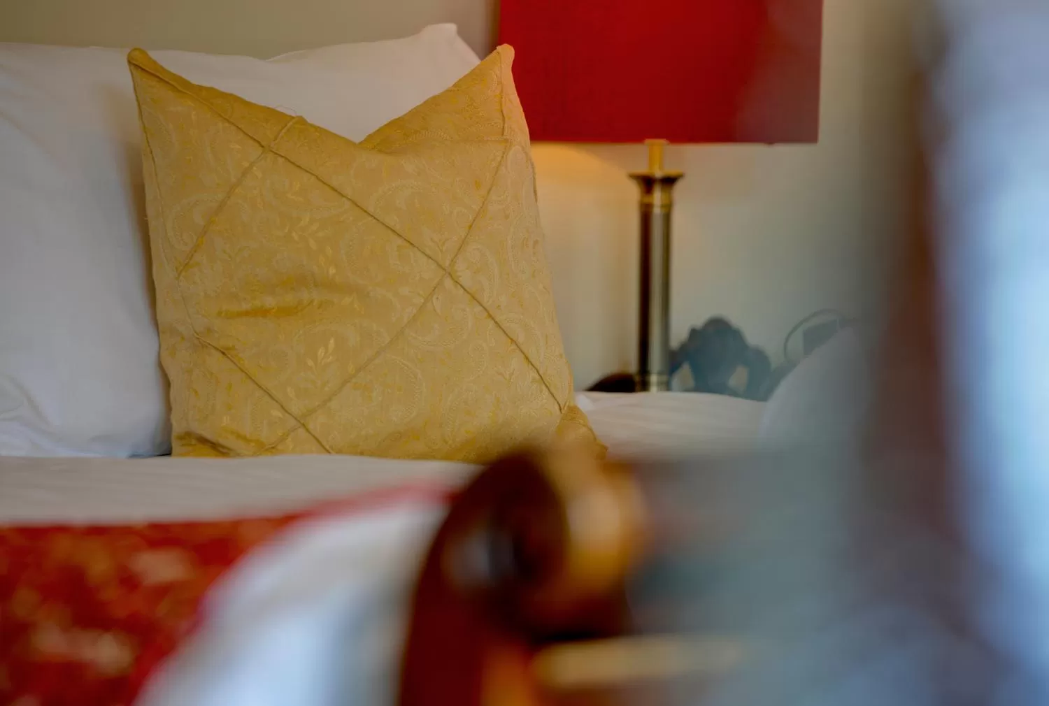 Decorative detail, Bed in The Grange at Oborne