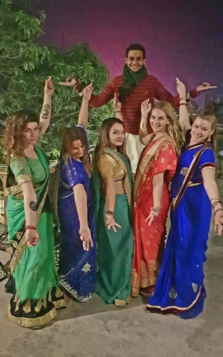 group of guests in Hill Top Swiss Cottage