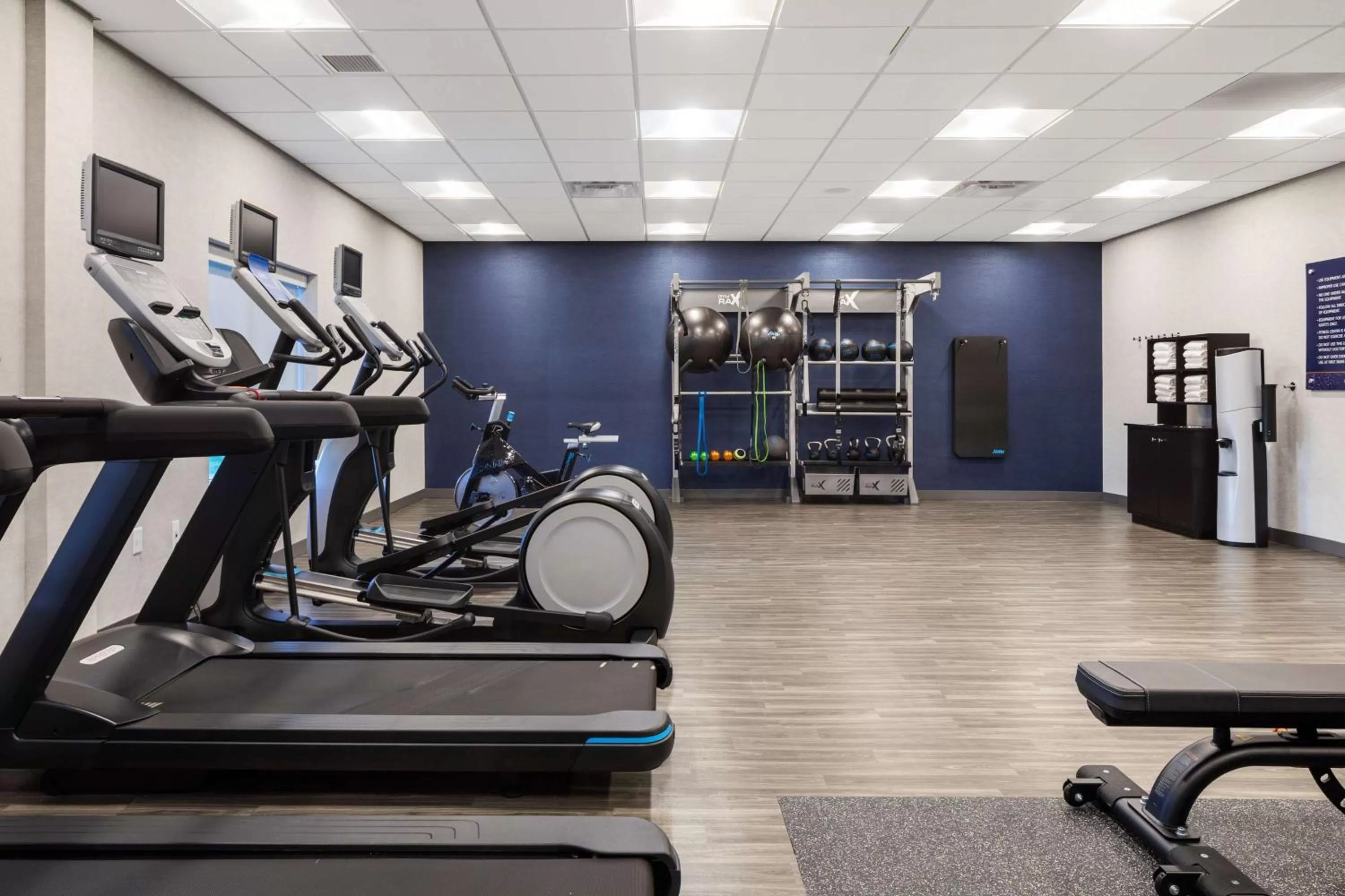Fitness centre/facilities in Hampton Inn Circleville, Oh