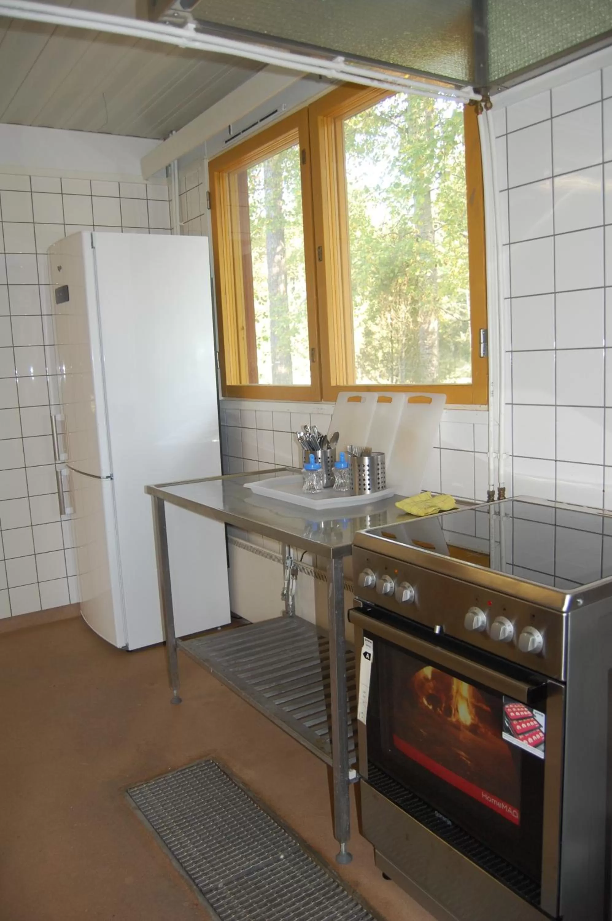 Kitchen or kitchenette in Kuhasensaari Lomakeskus