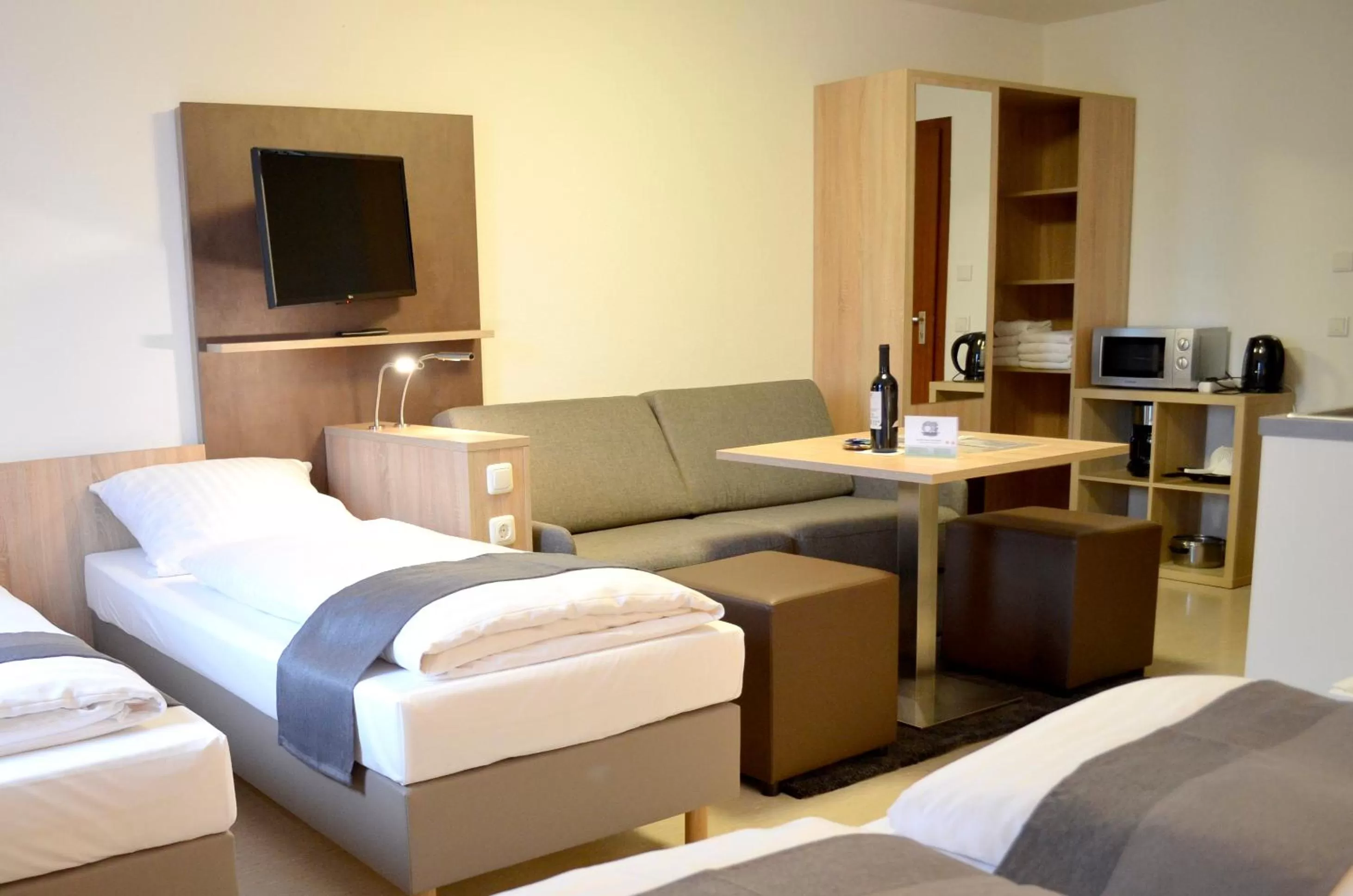 Bed in Hana Aparthotel