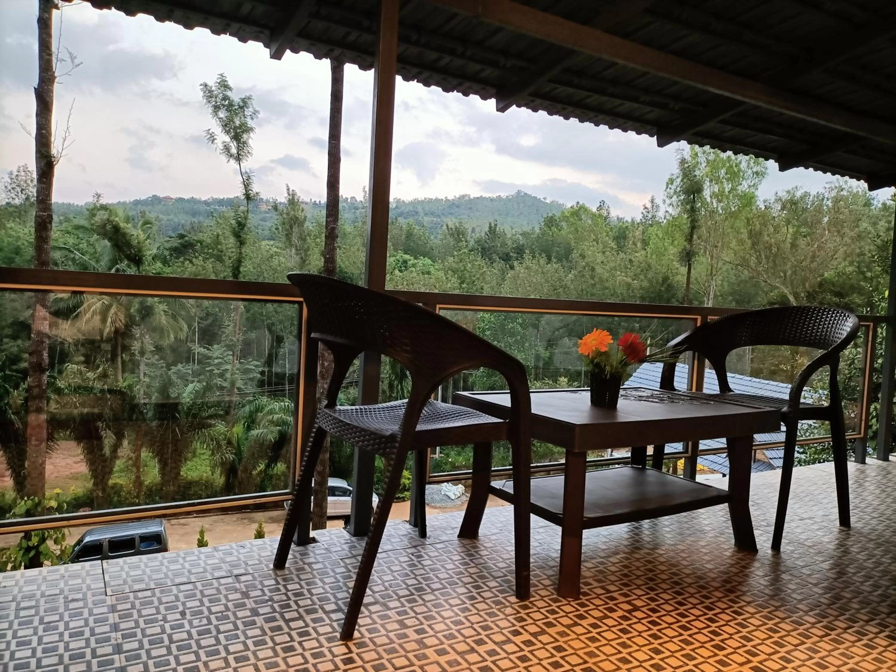 Patio in The Spectrum Resort - Chikmagalur