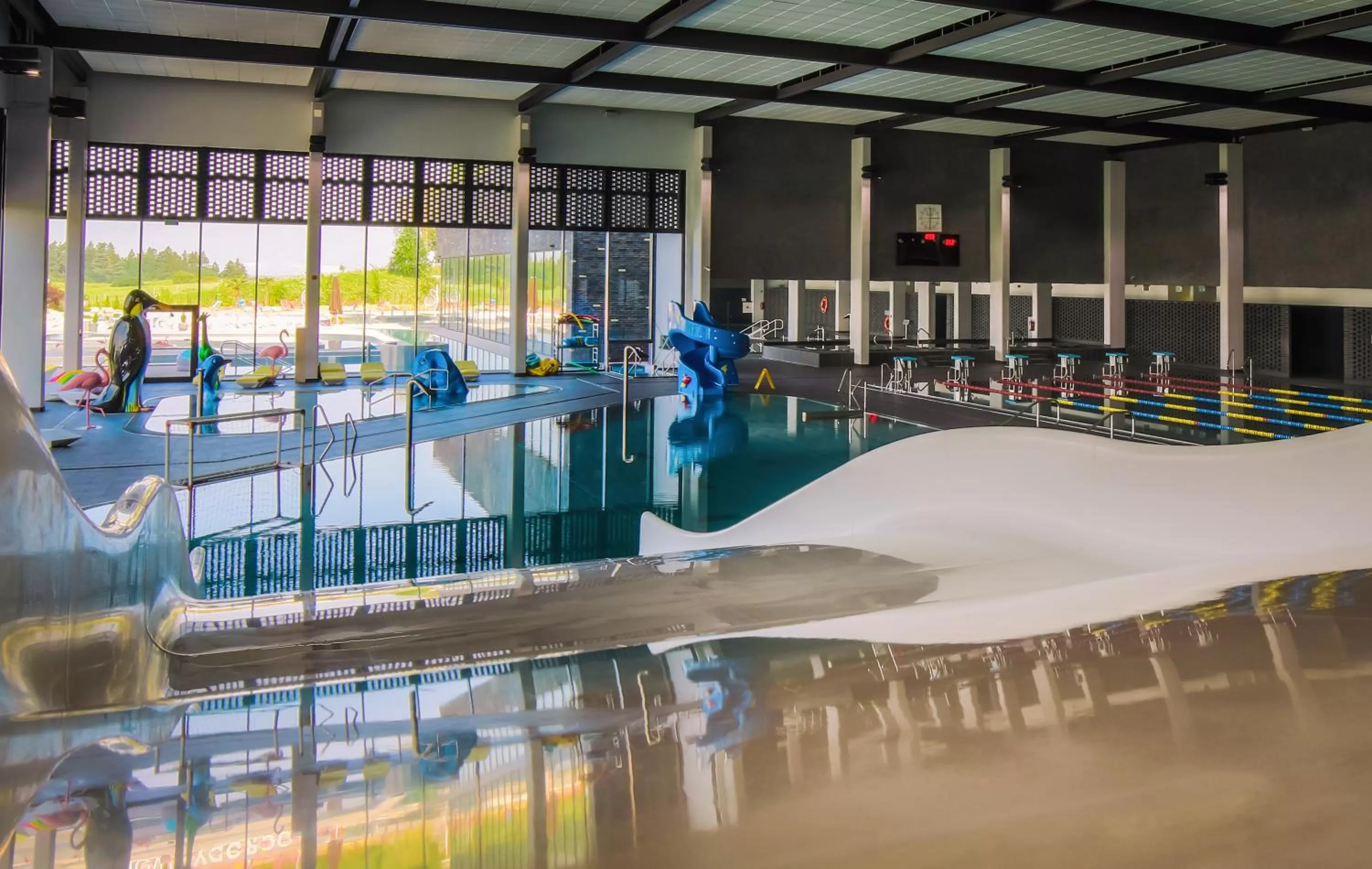 Pool view in Termy Warmińskie