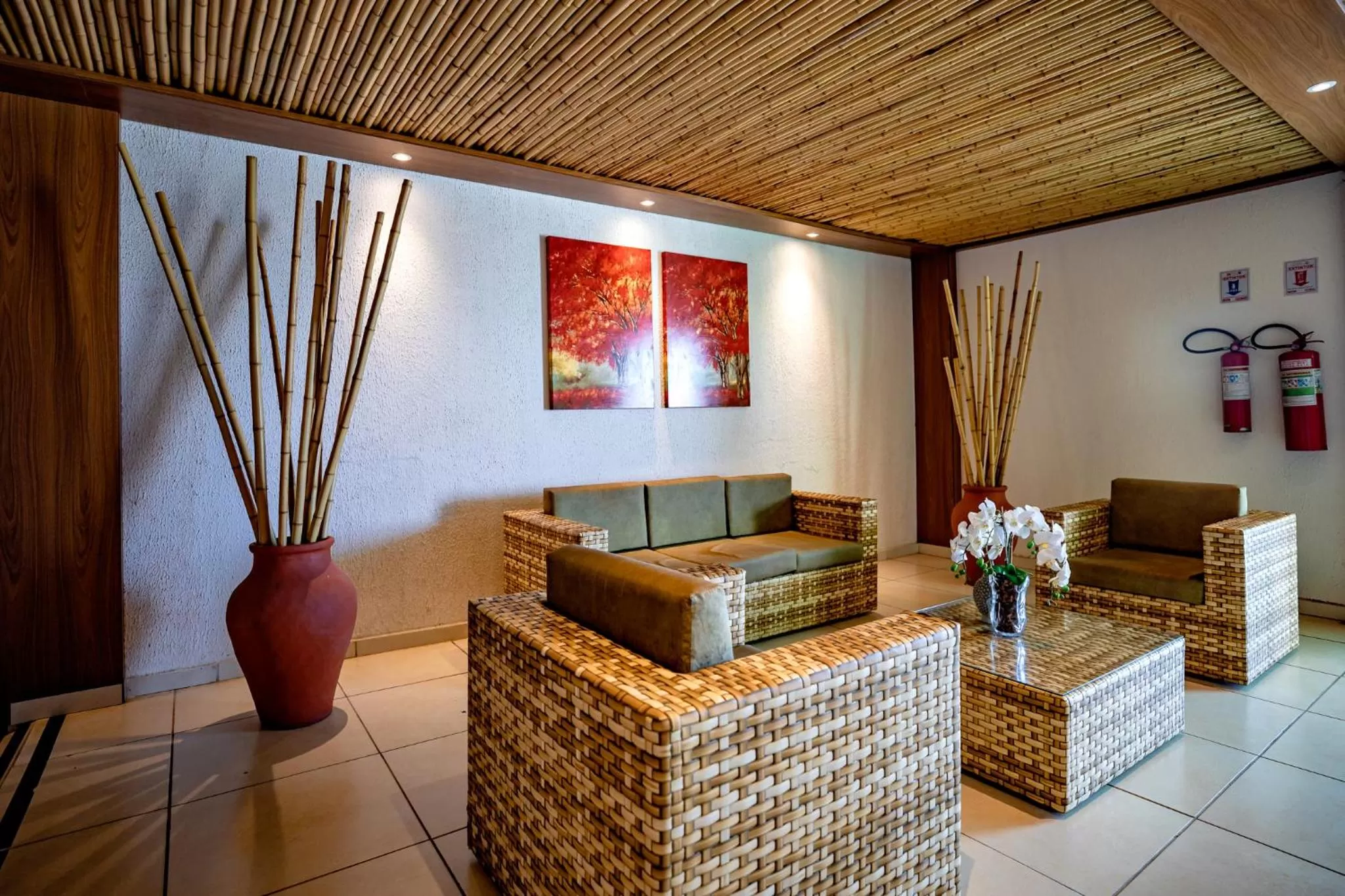 Lobby or reception in Brisa do Mar Beach Hotel