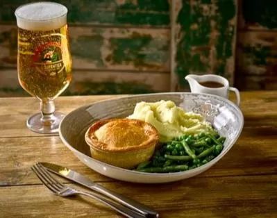 Food and drinks in George & Dragon, Conwy