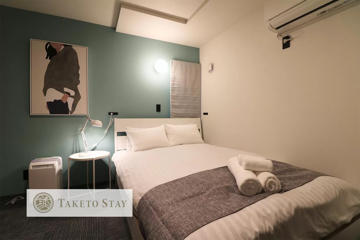 Bed in TAKETO STAY PREMIERE SAPPORO Eki