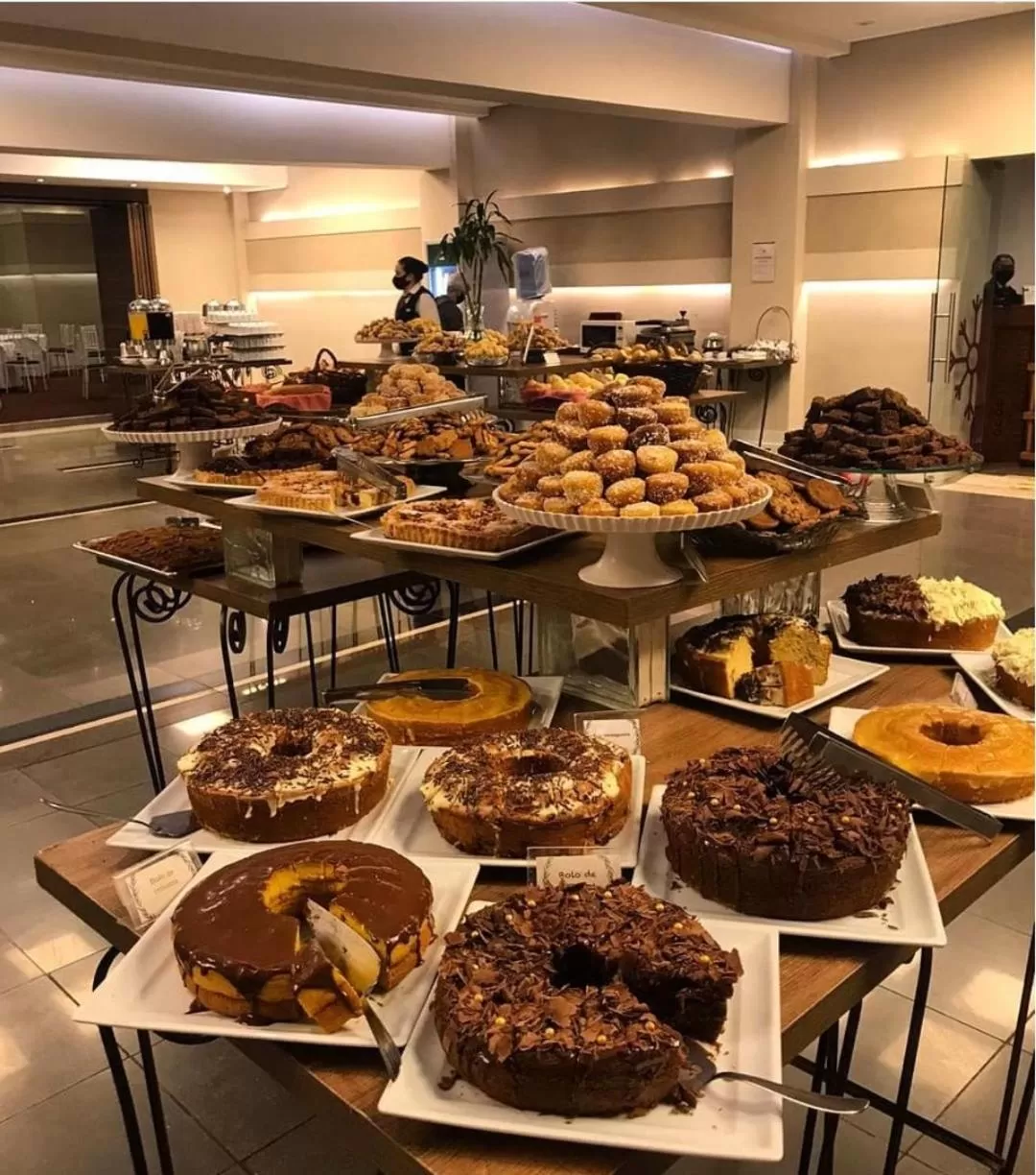 Buffet breakfast in Dall’Onder Grande Hotel Bento Gonçalves