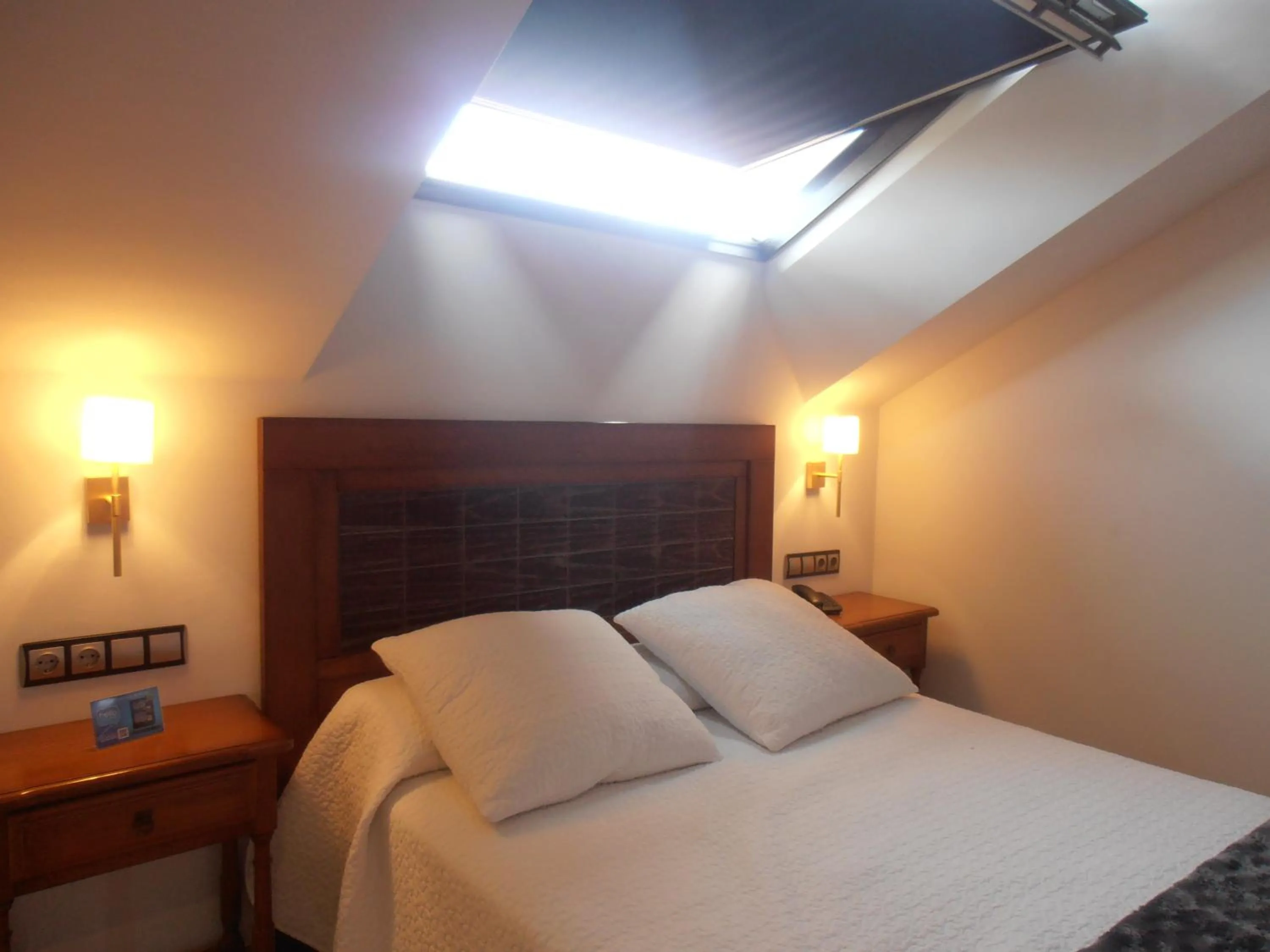 Bed in Hotel Cristina