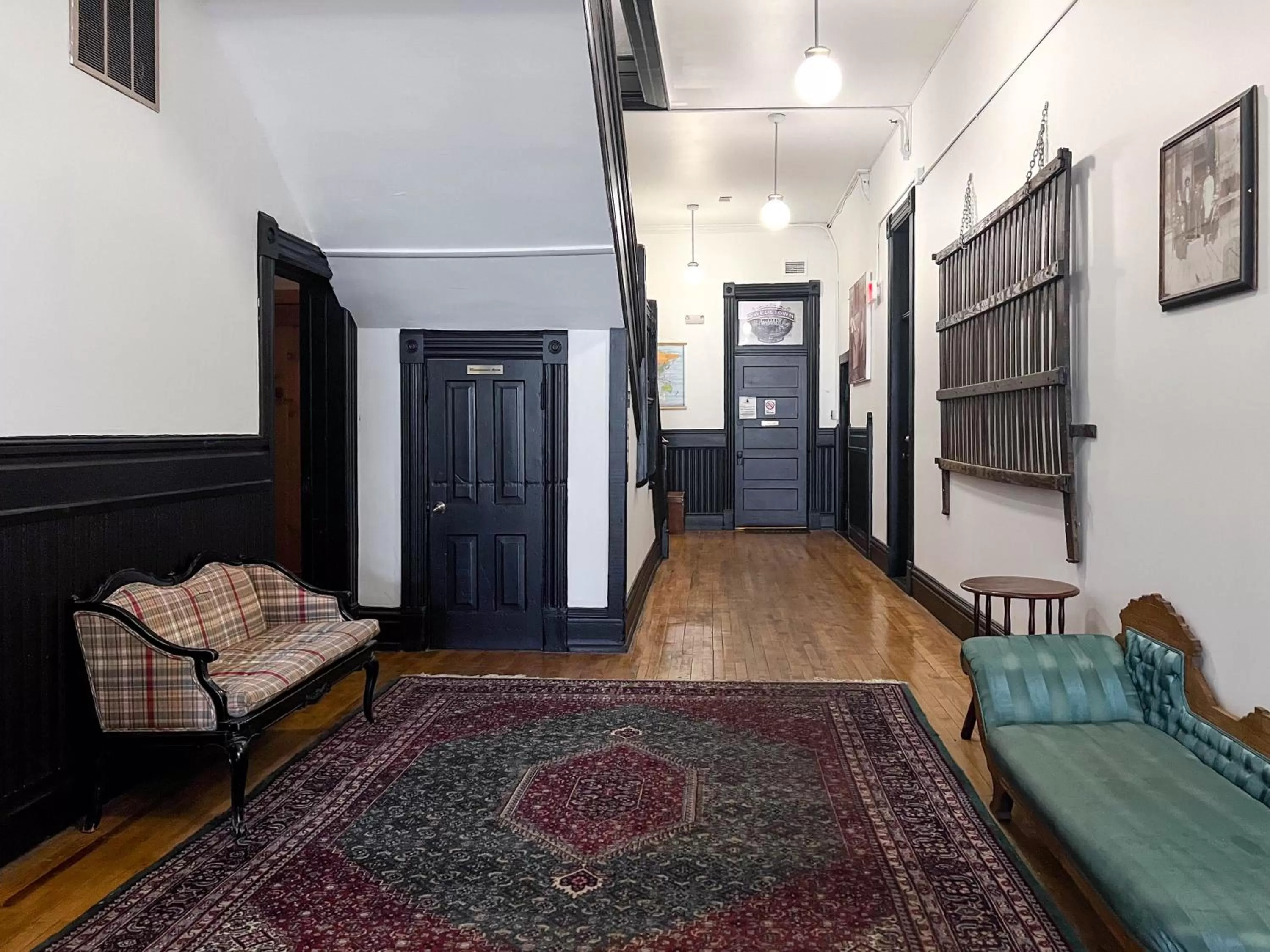 Seating area in The Oliver Inn