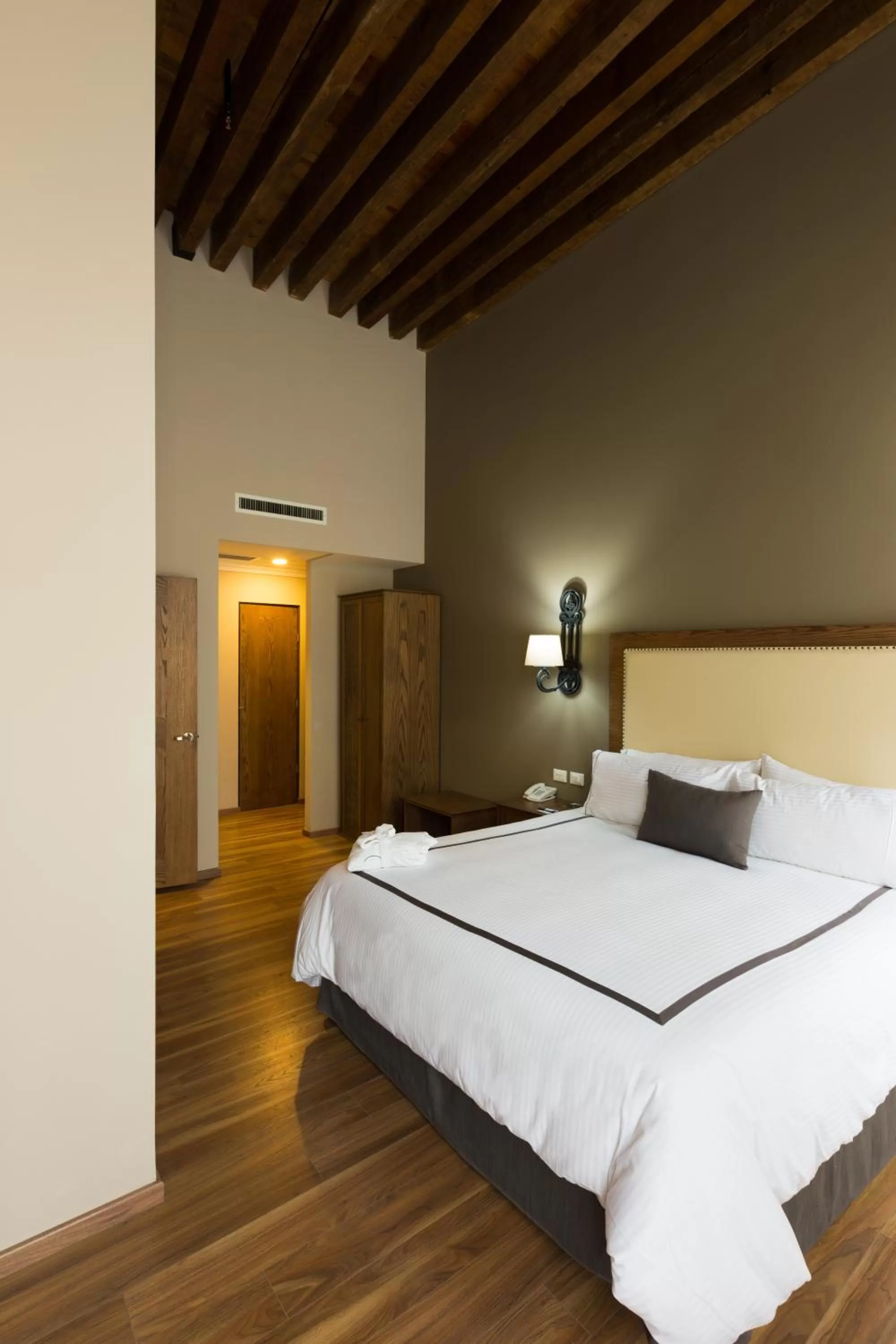 Decorative detail, Bed in Historico Central Hotel