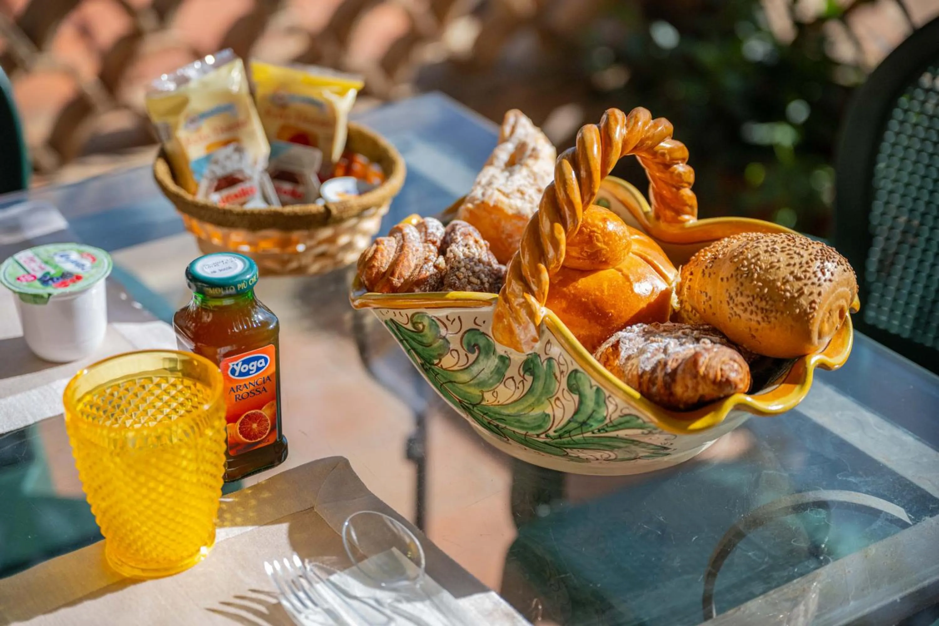 Breakfast in Mendolia Beach Hotel