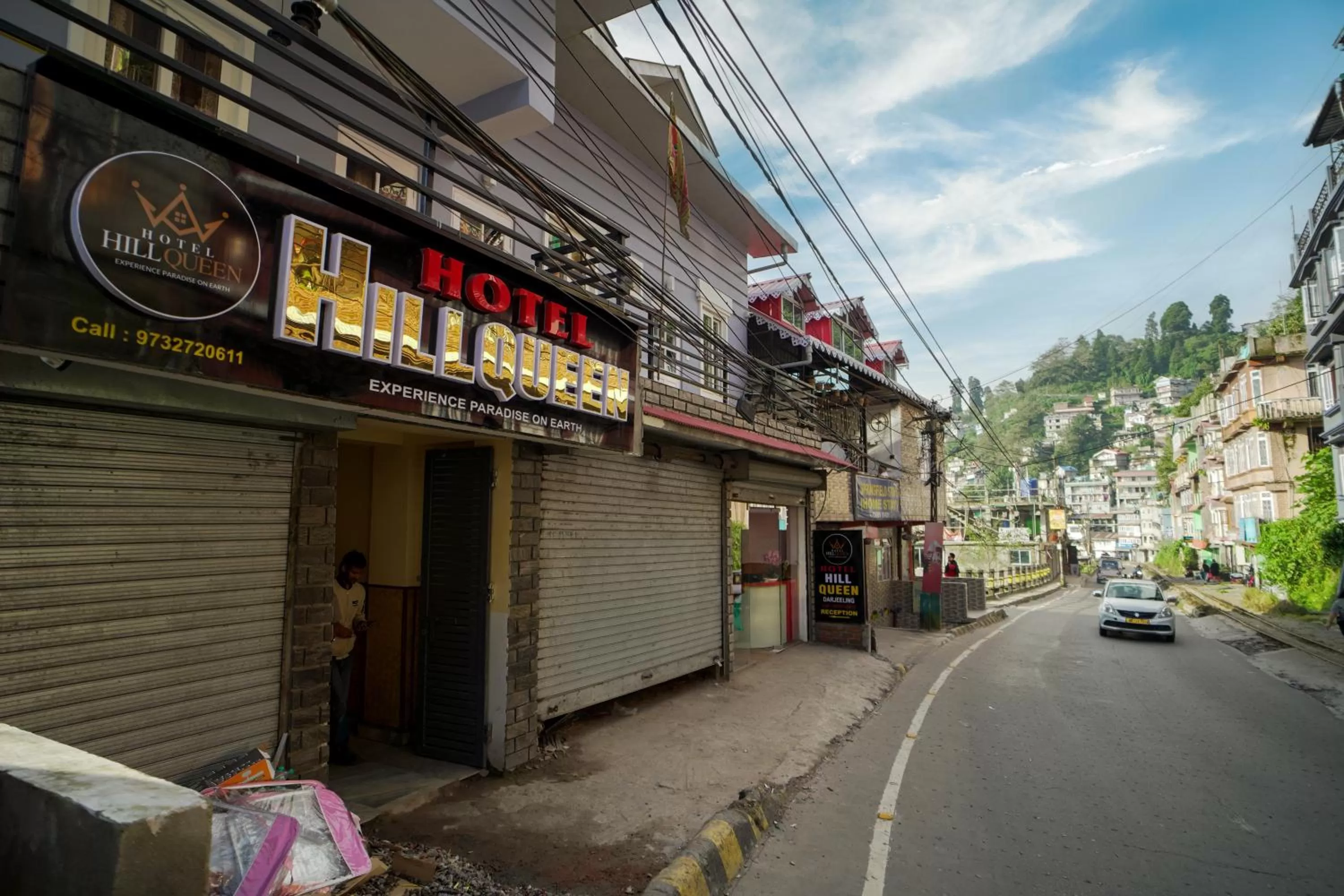 Property building in Hotel Hill Queen near Sherpa Gumba Darjeeling Mall 5 Min Couple Friendly