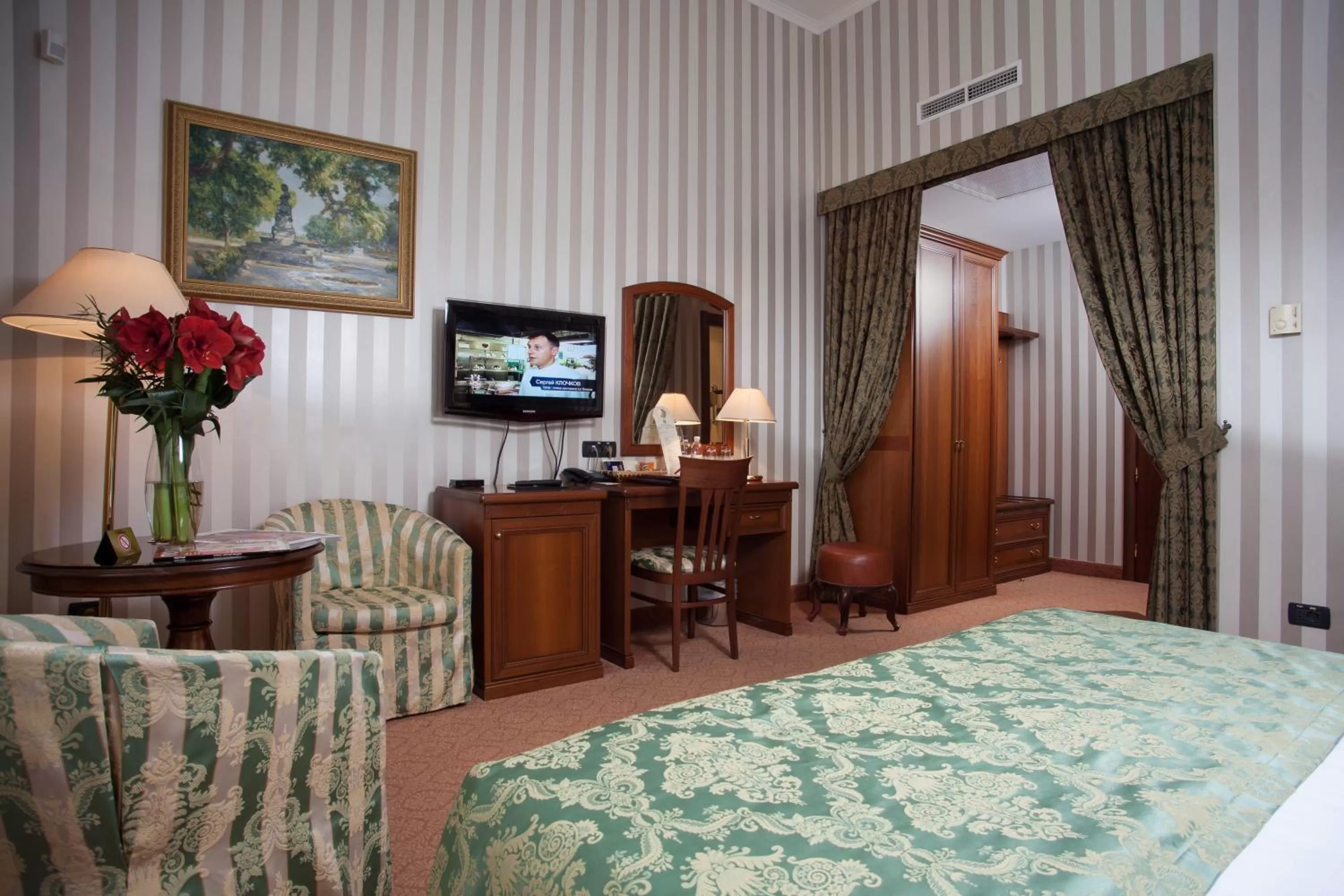 Spring, Bed in Hotel Otrada