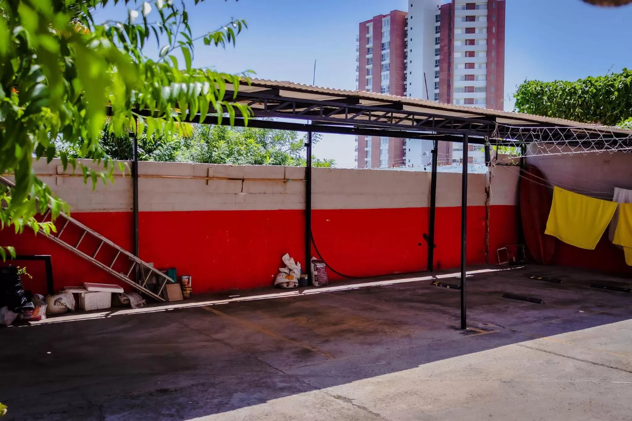 Patio in Hostal Antares