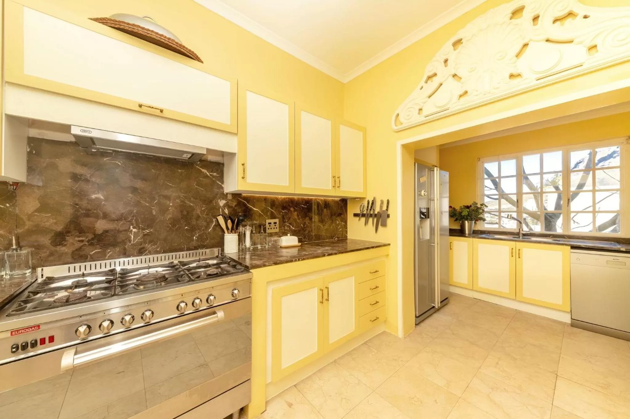 Kitchen or kitchenette in Amina Boutique Hotel