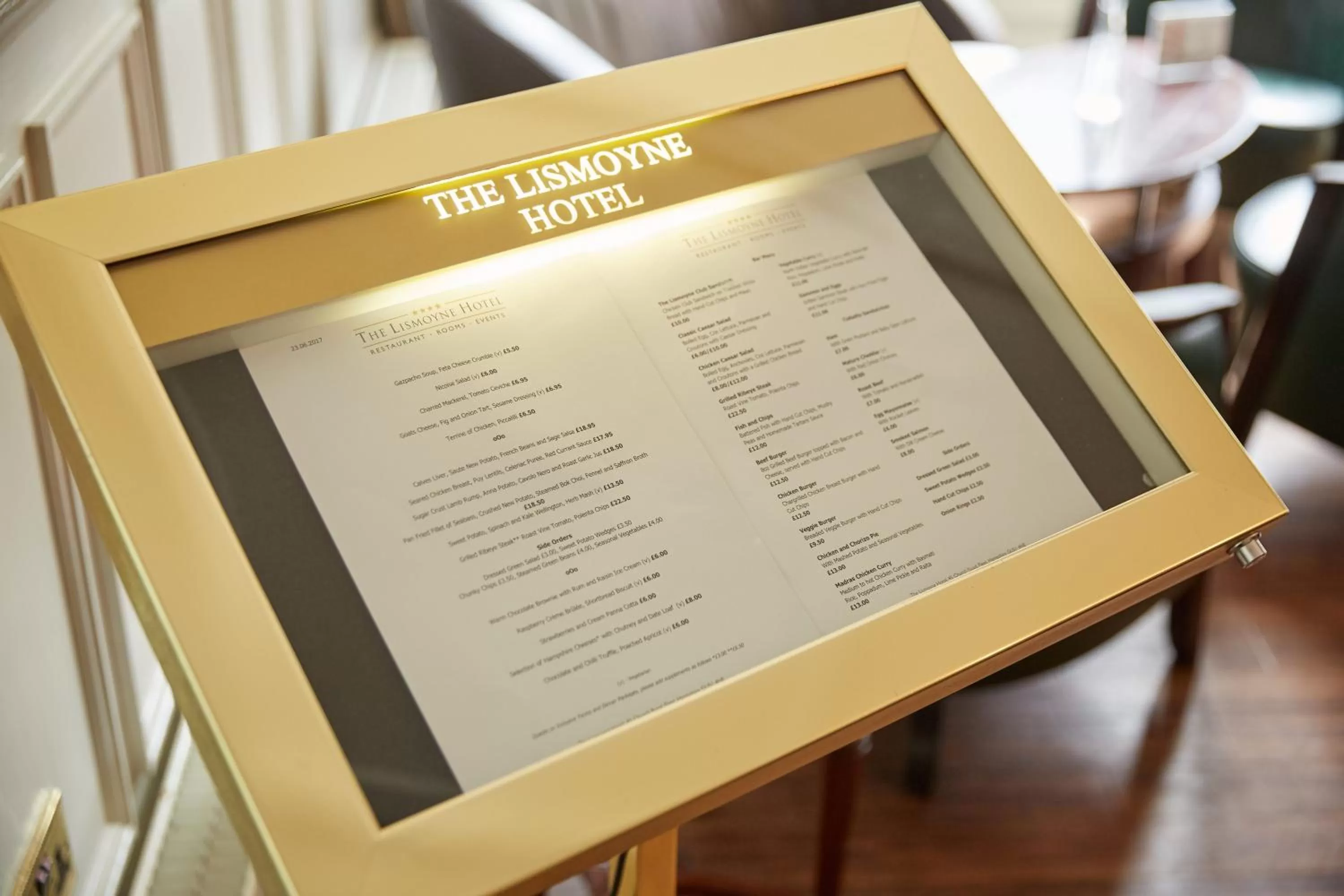 Restaurant/places to eat in Lismoyne Hotel