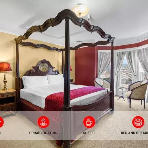 King Room in Hennessey House Bed and Breakfast King Room in Hennessey House Bed and Breakfast