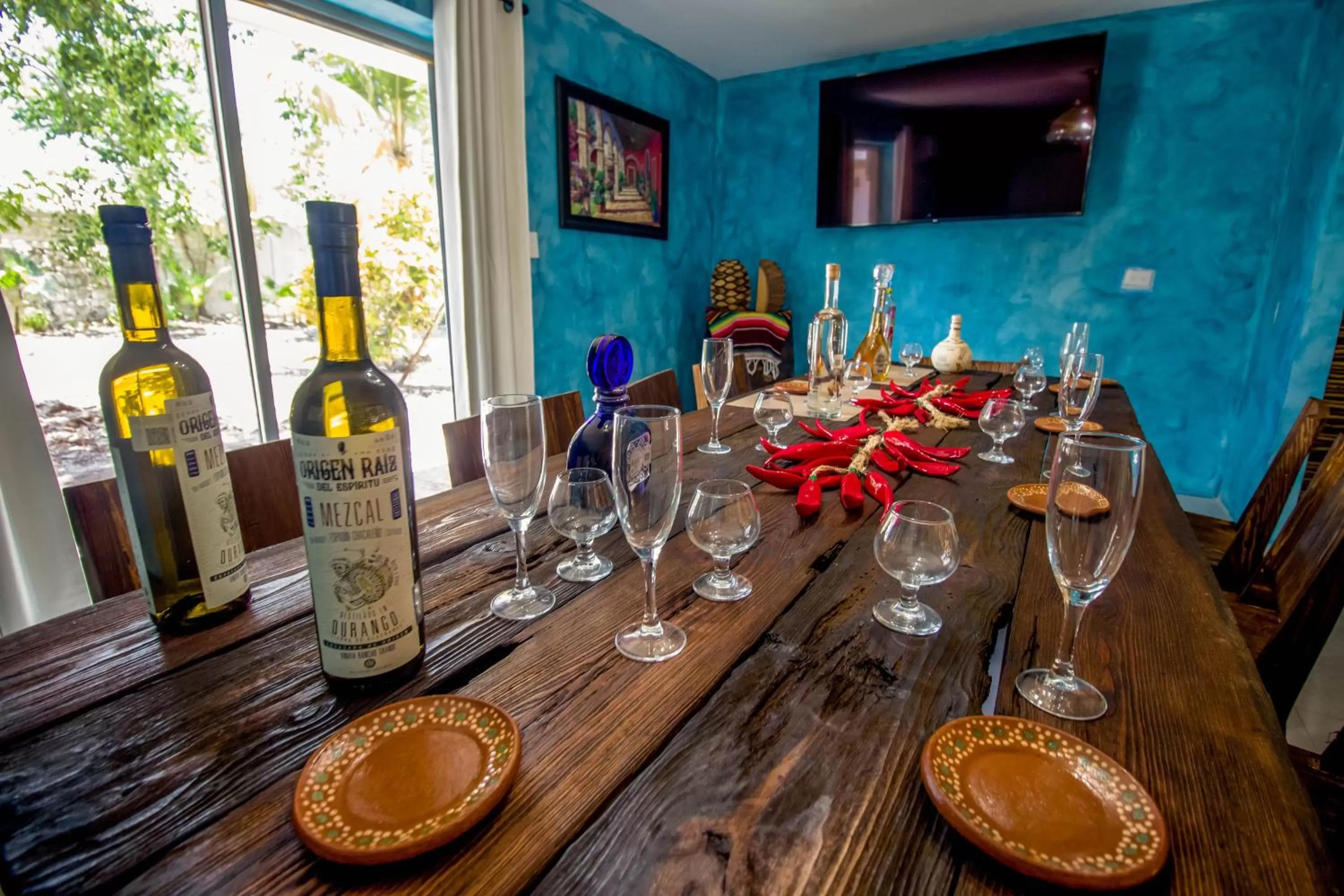 Dining area in Hotel Tequila Cancun