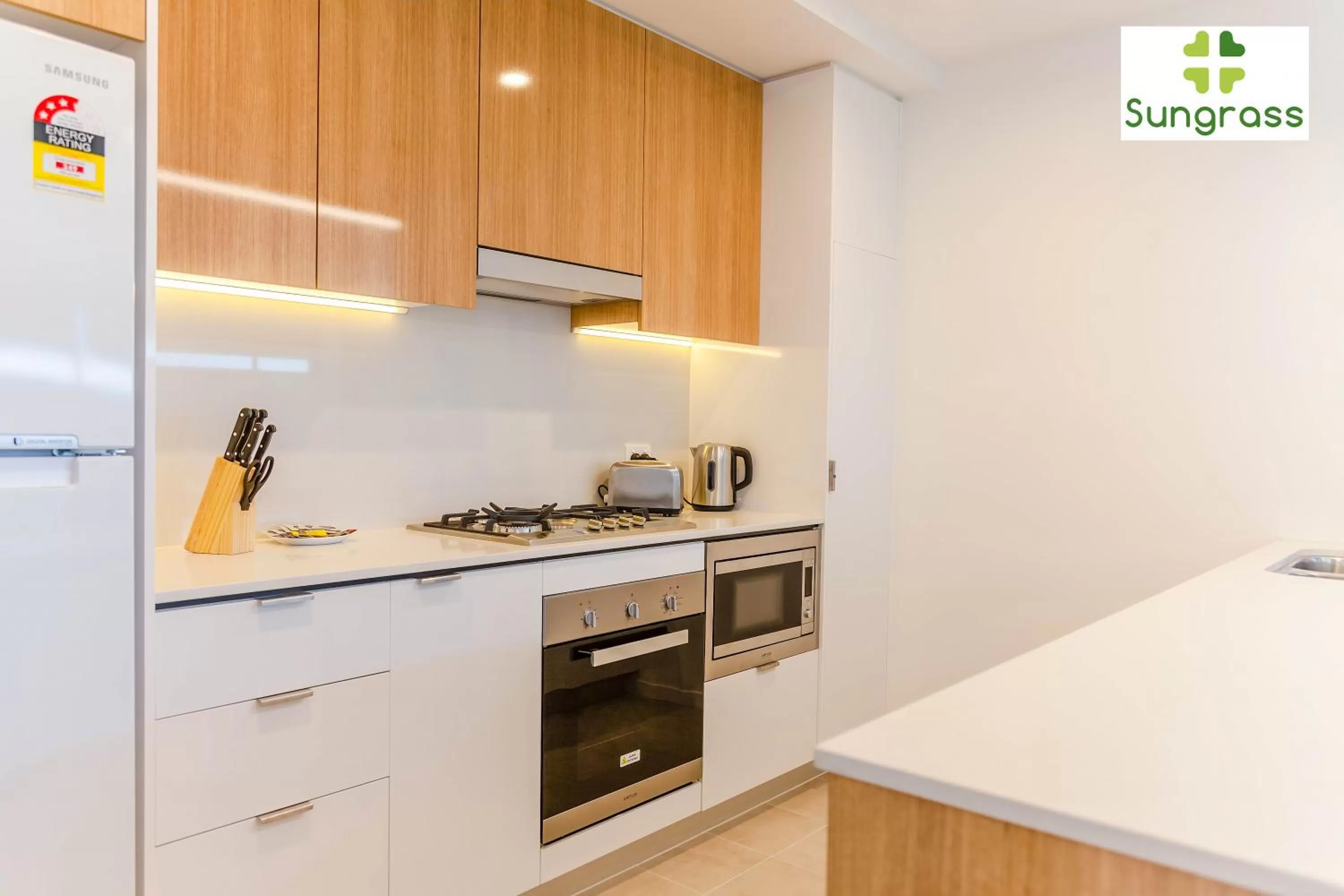 Kitchen or kitchenette in Fleet Lane Apartments