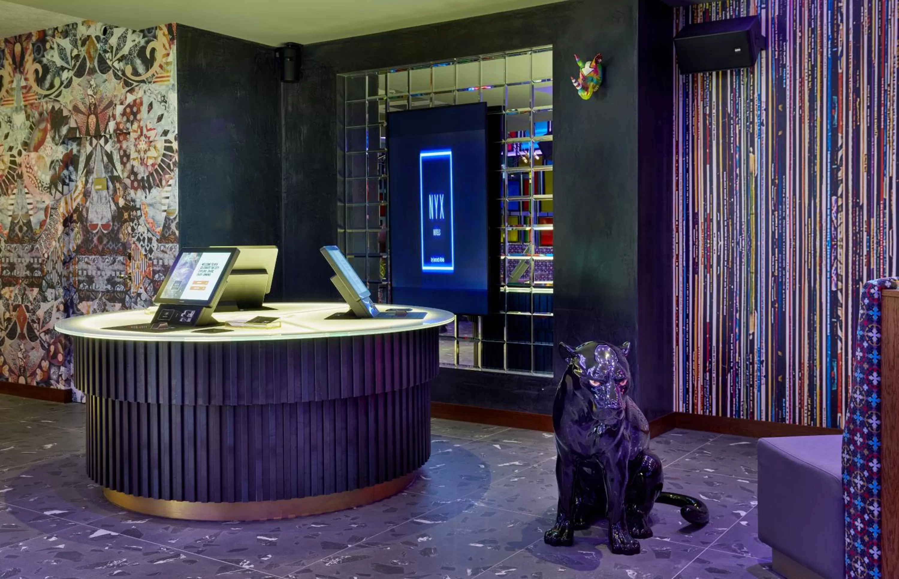 Lobby or reception in NYX Hotel London Holborn by Leonardo Hotels