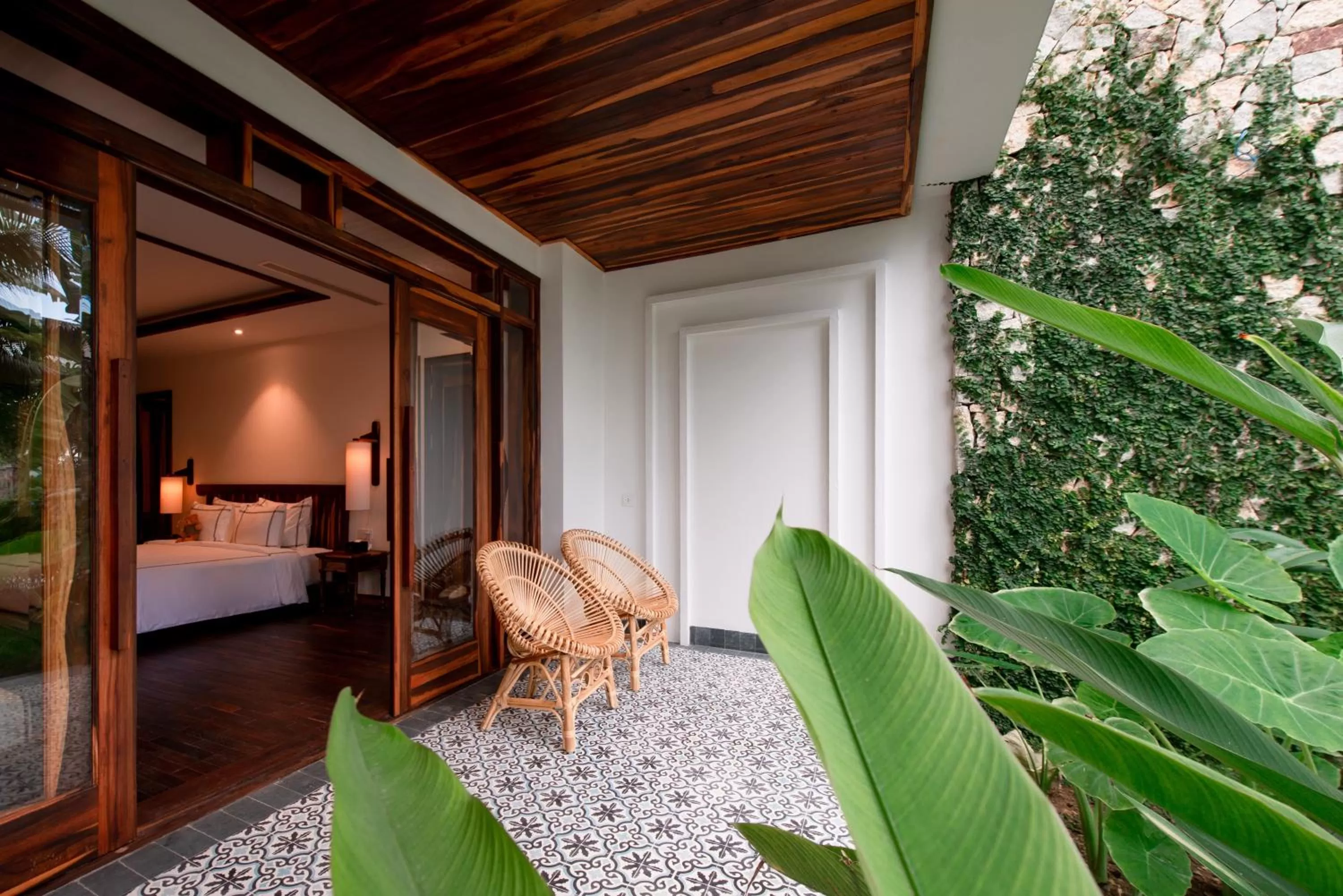 Balcony/Terrace in Alibu Resort Nha Trang