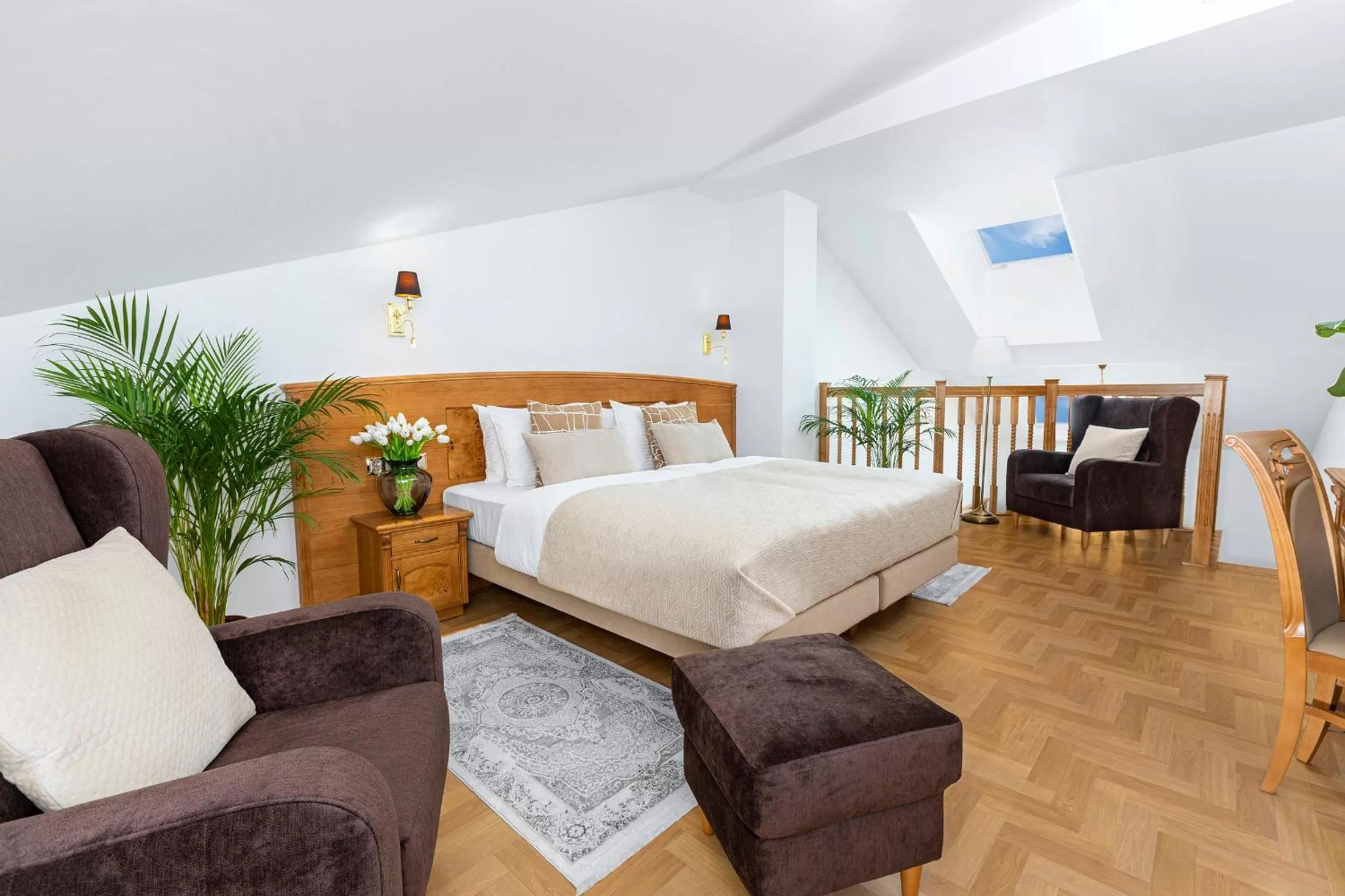 Bed in Ventus Rosa Boutique Aparthotel