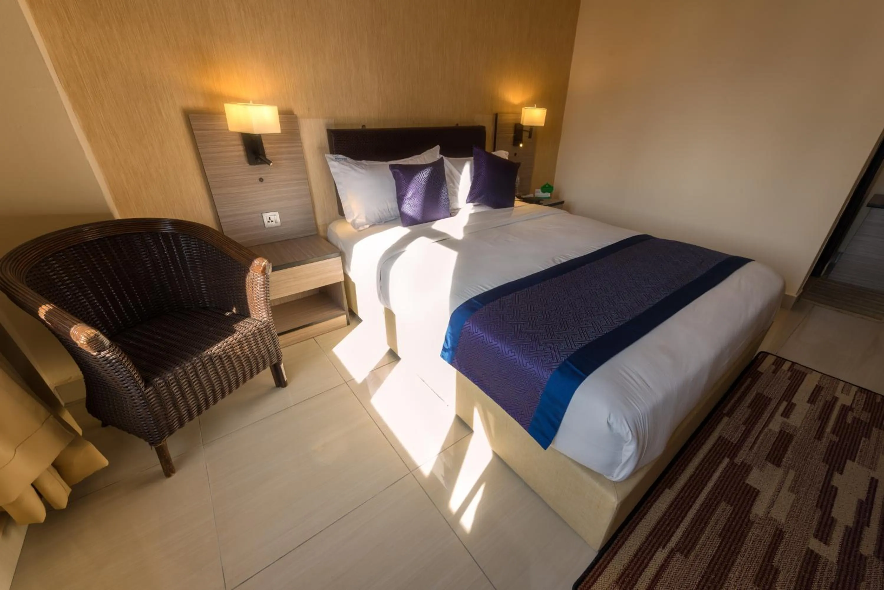 Bed in Dolphin Hotel, Chow Kit Kuala Lumpur