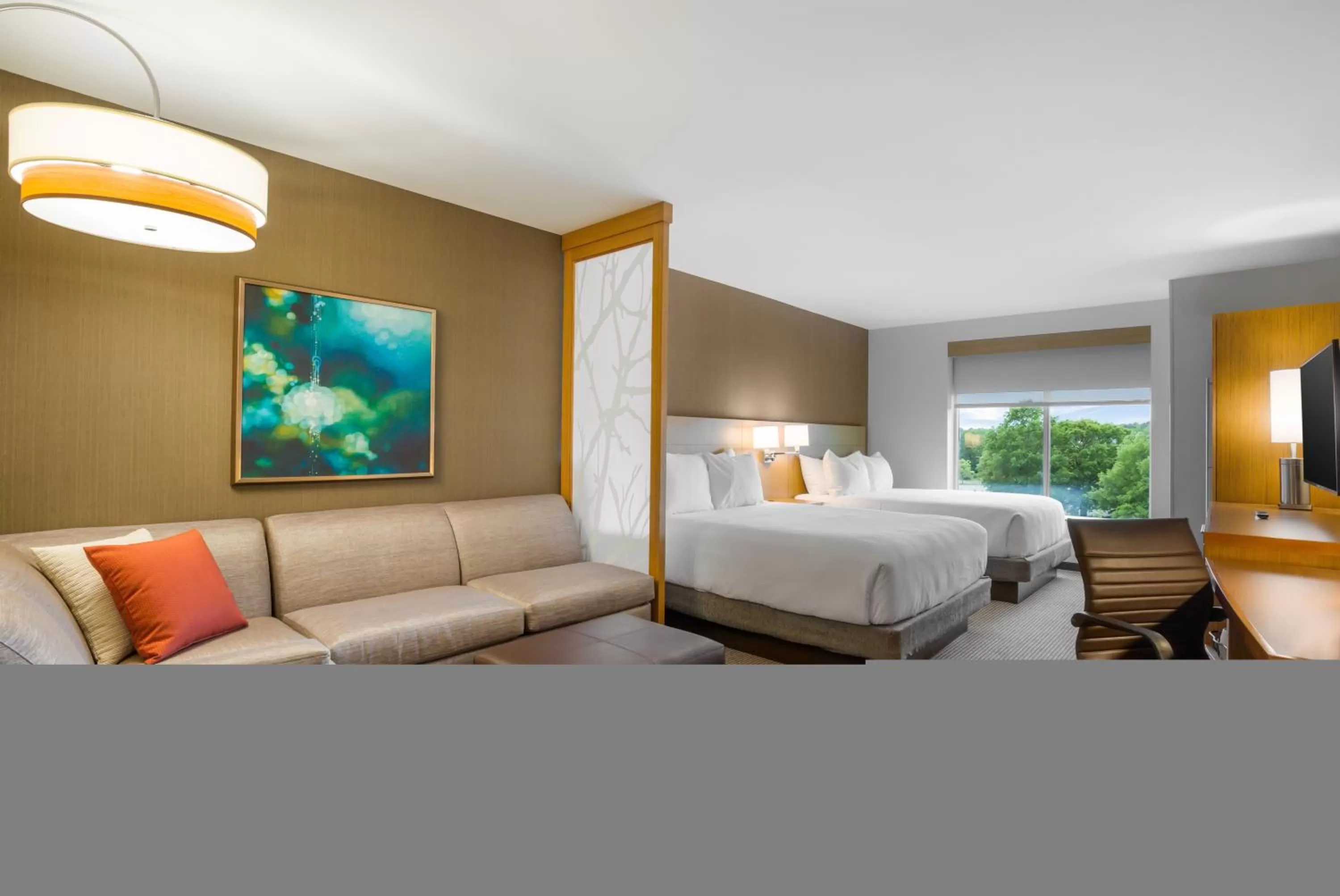 Queen Room with Two Queen Beds and Accessible Tub - Disability Access in Hyatt Place Hampton Convention Center