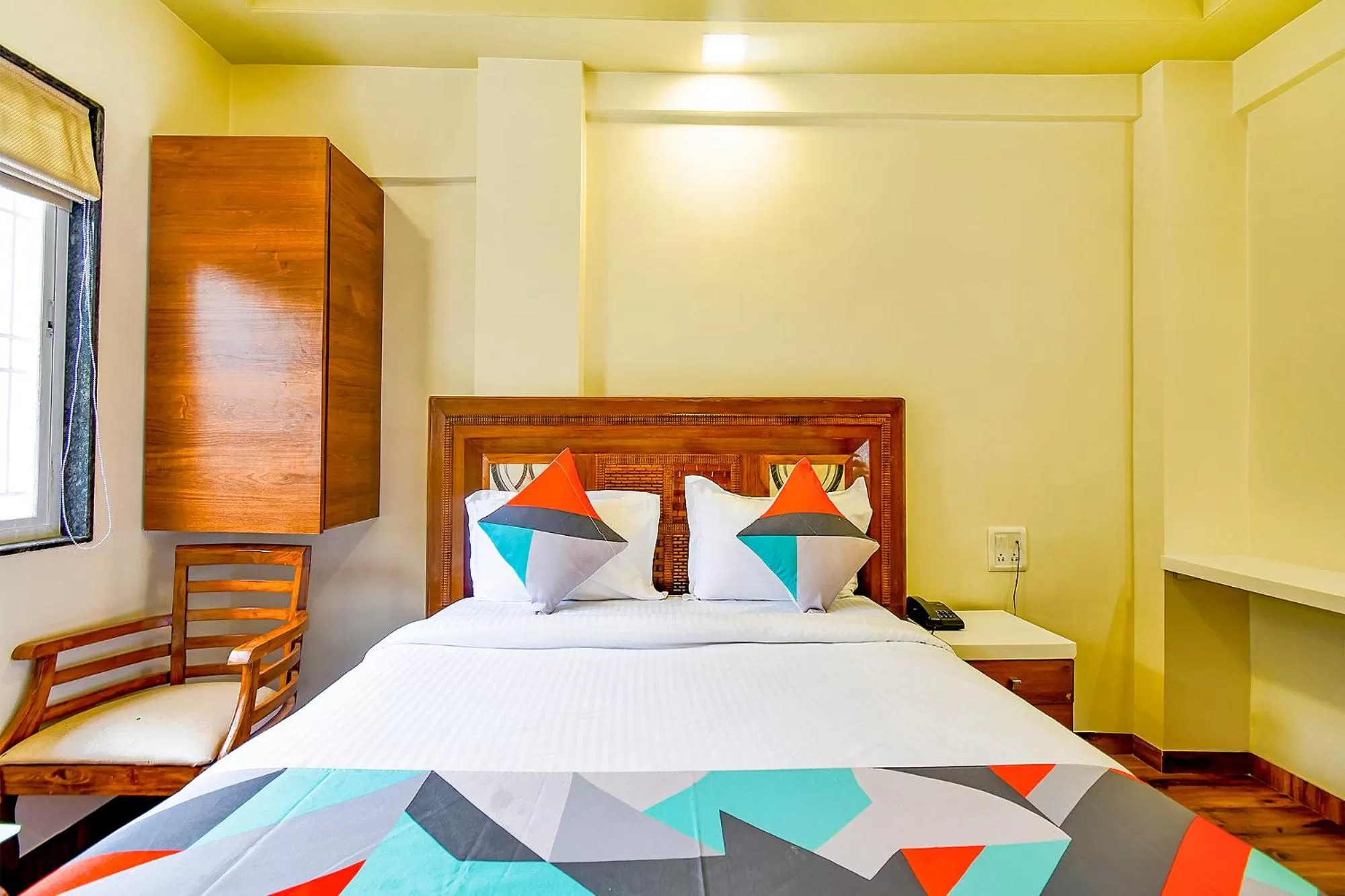 Bed in FabHotel Nandanvan